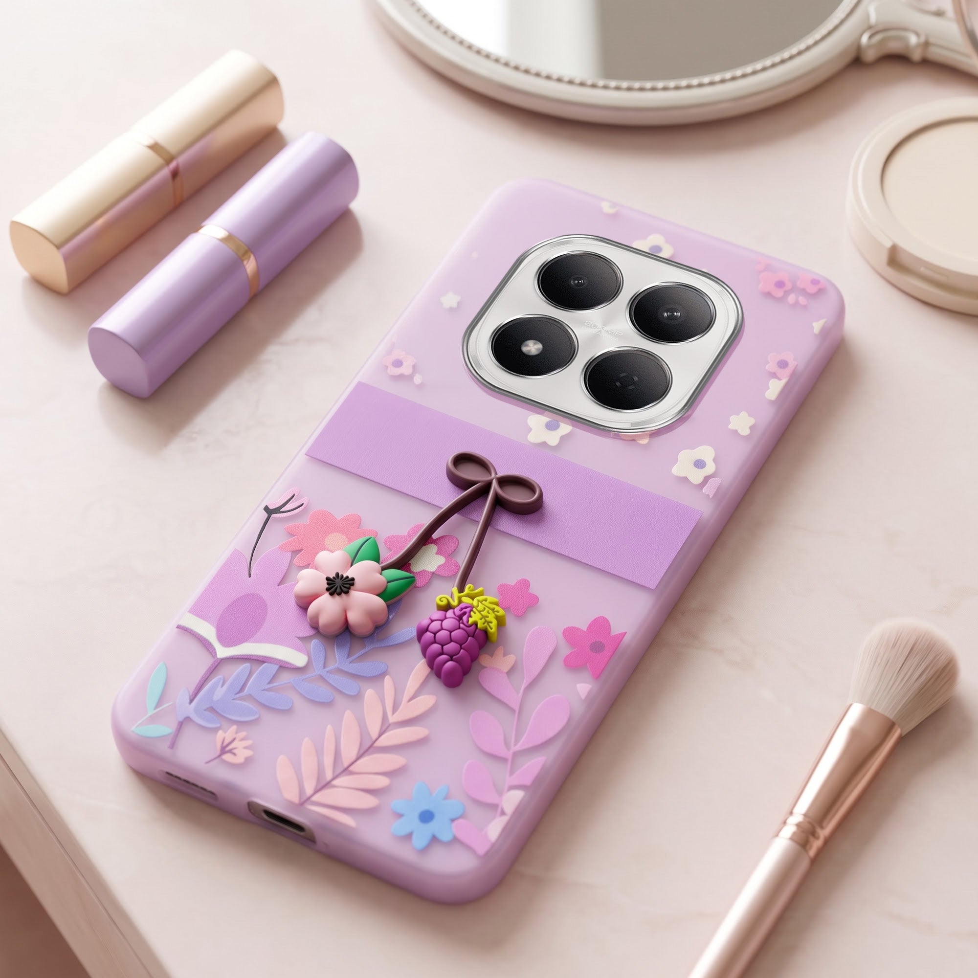 For Xiaomi Redmi Note 15 Pro 5G Back Cover Case (3D Cute Cartoons | Hard Back Side Soft | Matte Premium Finish | HD Printing)