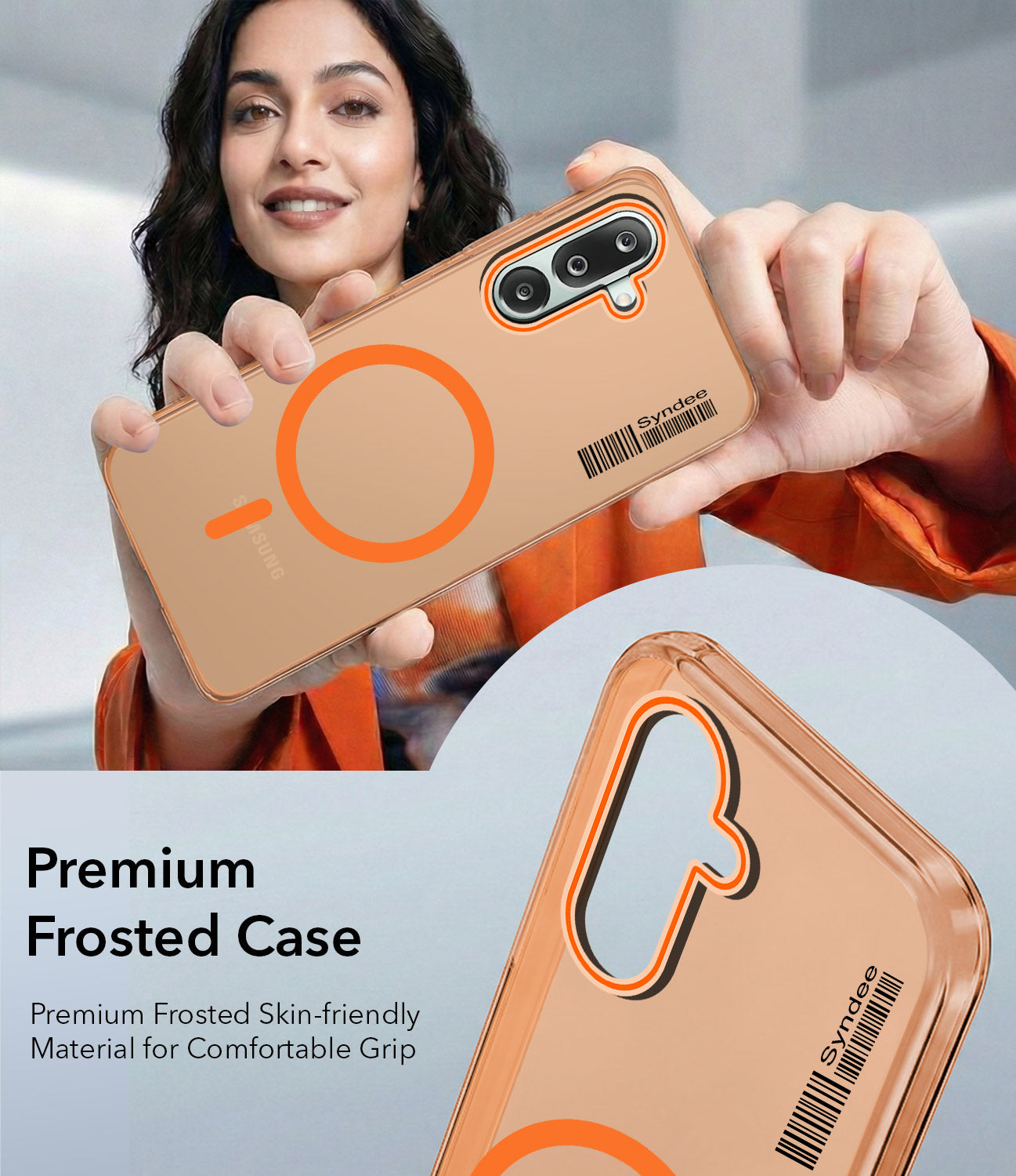 For Samsung Galaxy M36 | Samsung Galaxy F36 Back Cover Case (Soft Touch | Camera Bump Protection | MagSafe Compatible | Matte Finish)