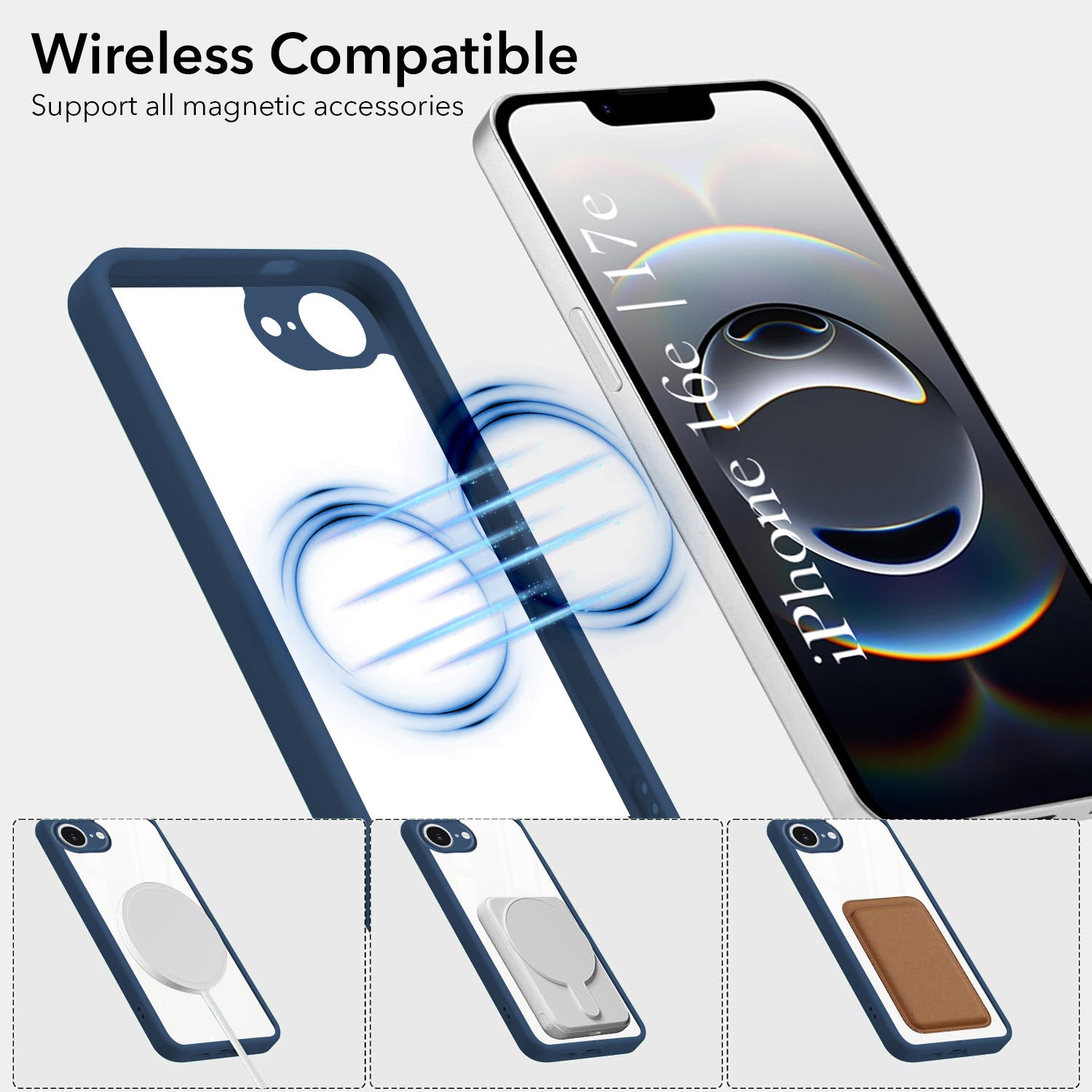 For Apple iPhone 16e | Apple iPhone 17e Back Cover Case (Lifetime Anti Yellow | Anti Scratch | Crystal Clear Shockproof) (Lifetime Anti Yellow | Anti Scratch | Crystal Clear Shockproof)