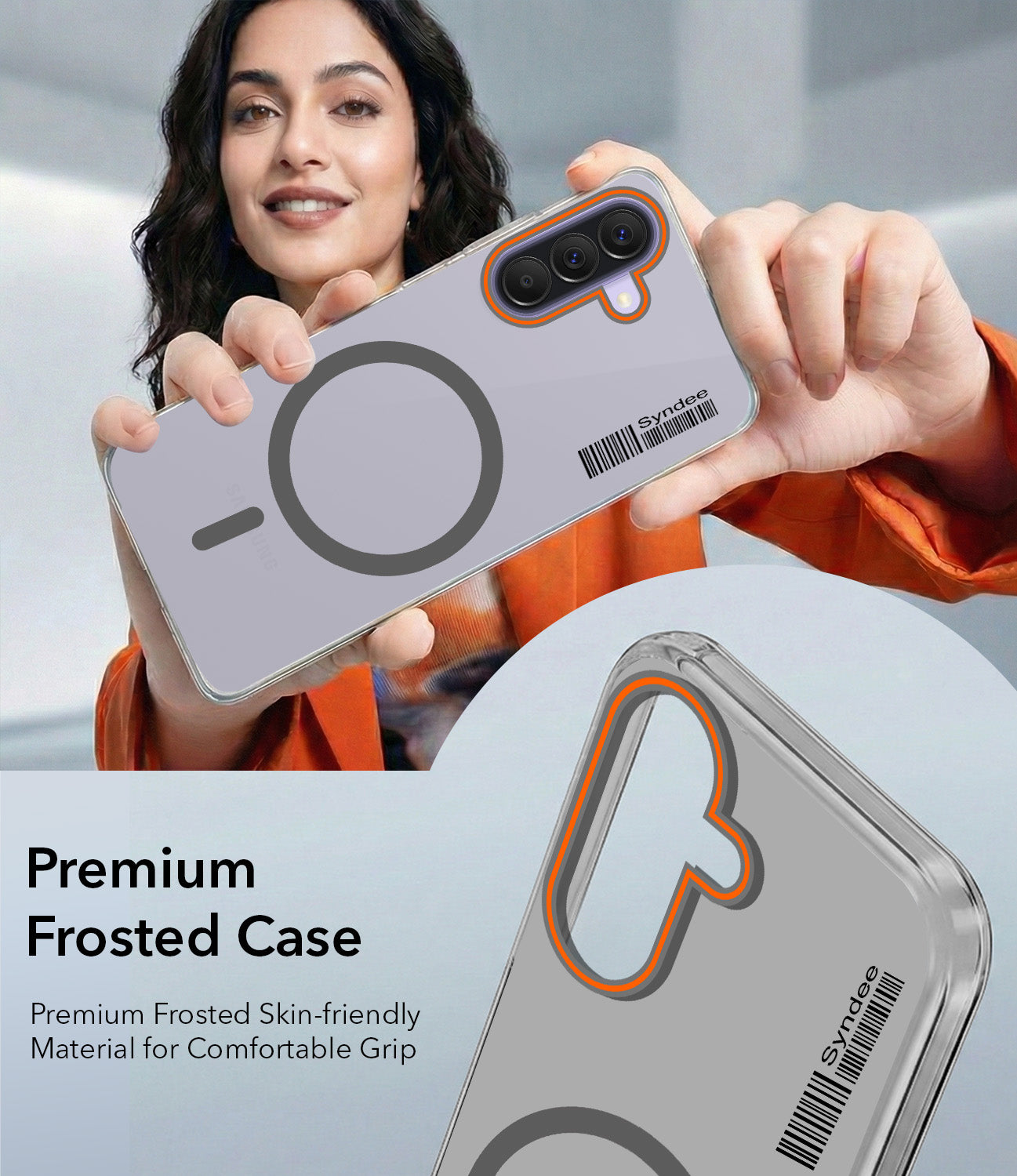 For Samsung Galaxy A57 5G Back Cover Case (Soft Touch | Camera Bump Protection | MagSafe Compatible | Matte Finish)