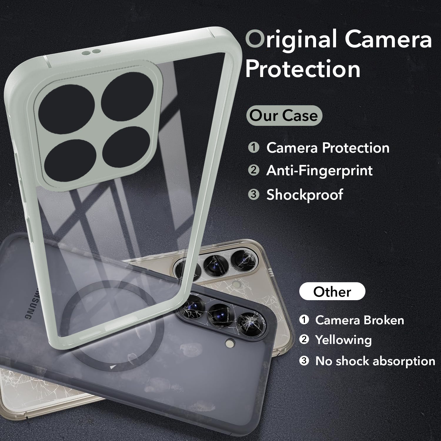 For Motorola Moto Edge 70 Fusion Back Cover Case Ultra-Hybrid (Lifetime Anti Yellow | Anti Scratch | Crystal Clear Shockproof)