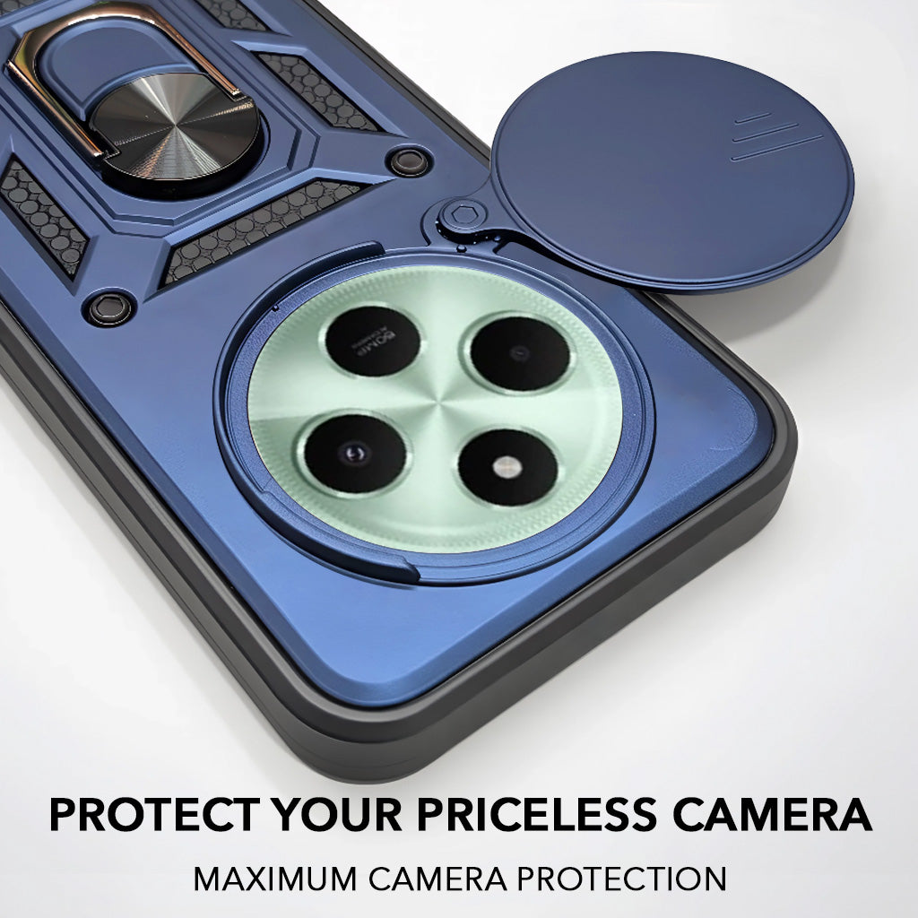 For Poco C75 | Poco M7 Back Cover Case (Hybrid Dual Armor Polycarbonate)