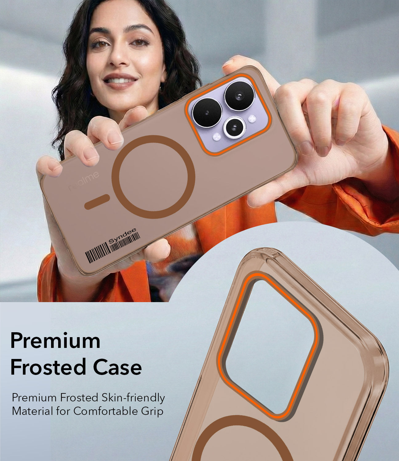 For Realme 15 Pro Back Cover Case (Soft Touch | Camera Bump Protection | MagSafe Compatible | Matte Finish)