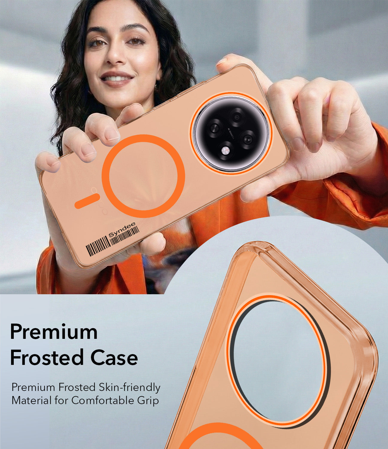 For Oppo F31 Pro Plus Back Cover Case (Soft Touch | Camera Bump Protection | MagSafe Compatible | Matte Finish)