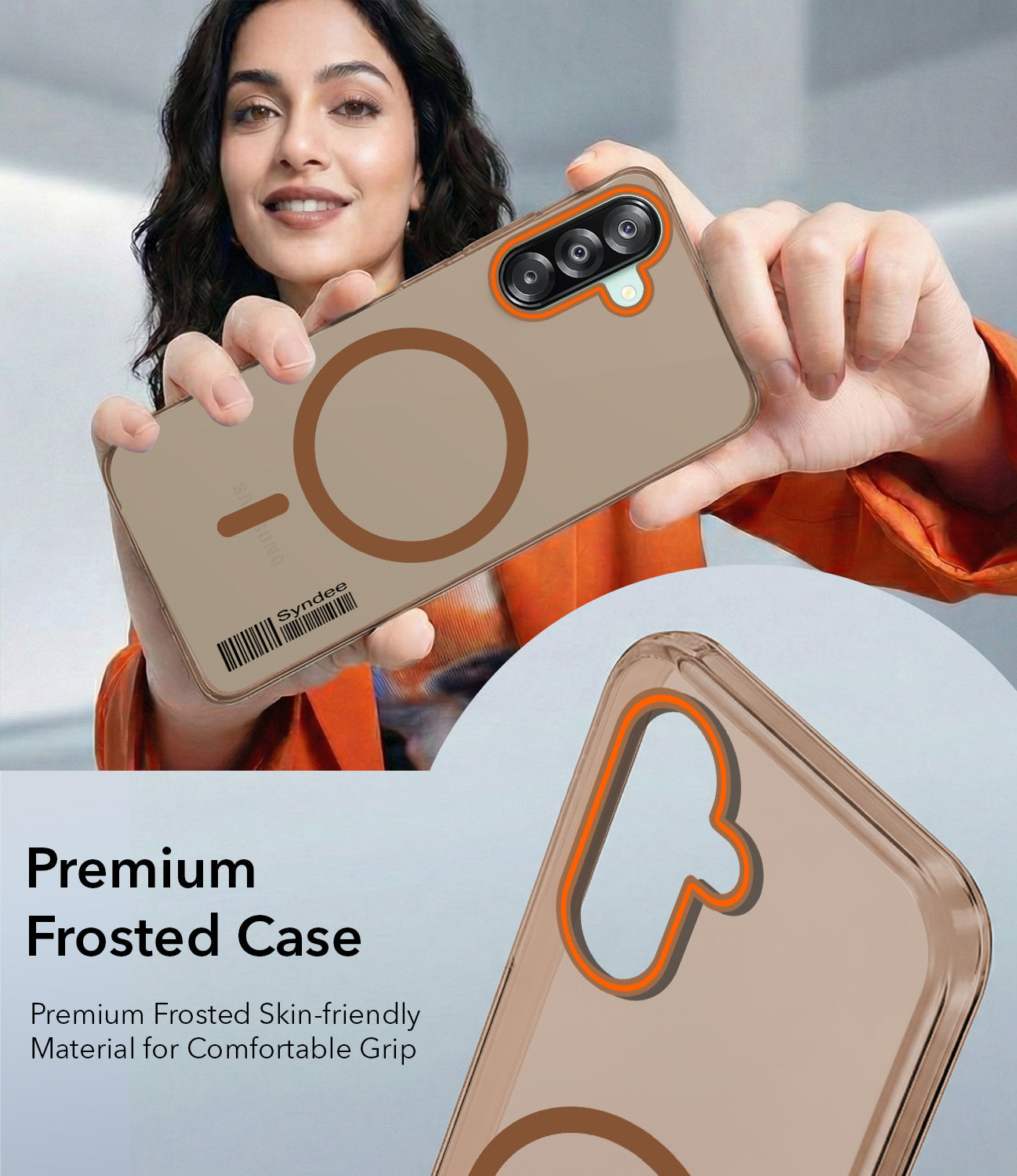 For Samsung Galaxy A26 5G Back Cover Case (Soft Touch | Camera Bump Protection | MagSafe Compatible | Matte Finish)