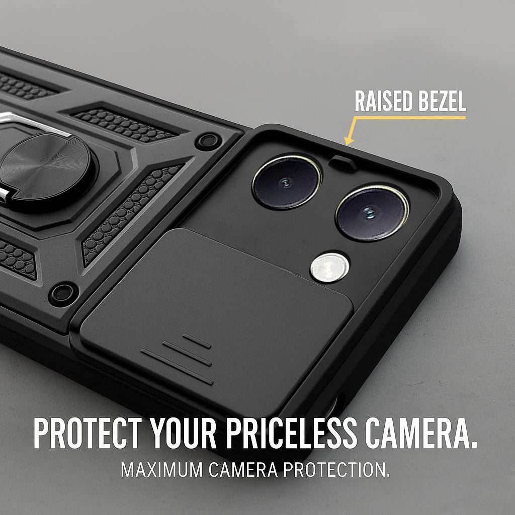 For Vivo Y200 Pro 5G Back Cover Case (Hybrid Dual Armor Polycarbonate)