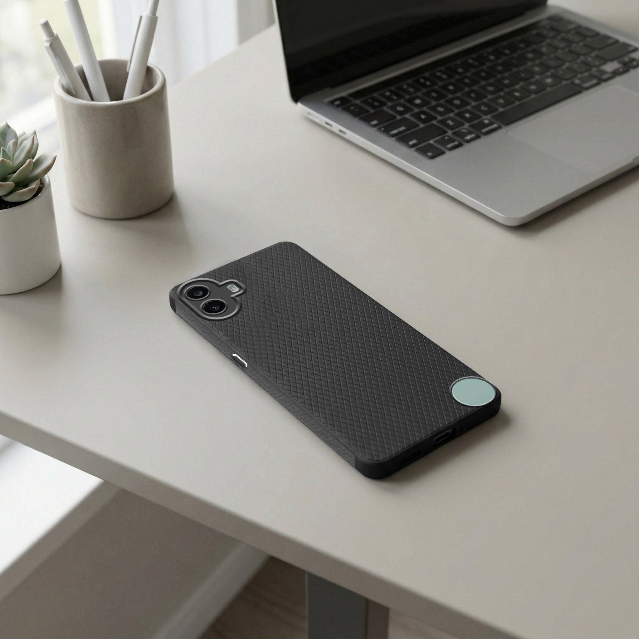 For Nothing CMF Phone 1 Back Cover Case (Liquid Silicone | Side Grip | Camera Protection)