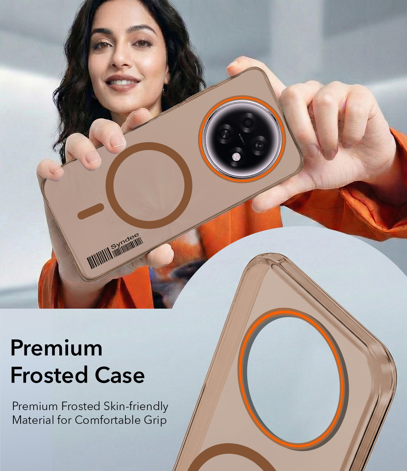 For Oppo F31 Pro Plus Back Cover Case (Soft Touch | Camera Bump Protection | MagSafe Compatible | Matte Finish)