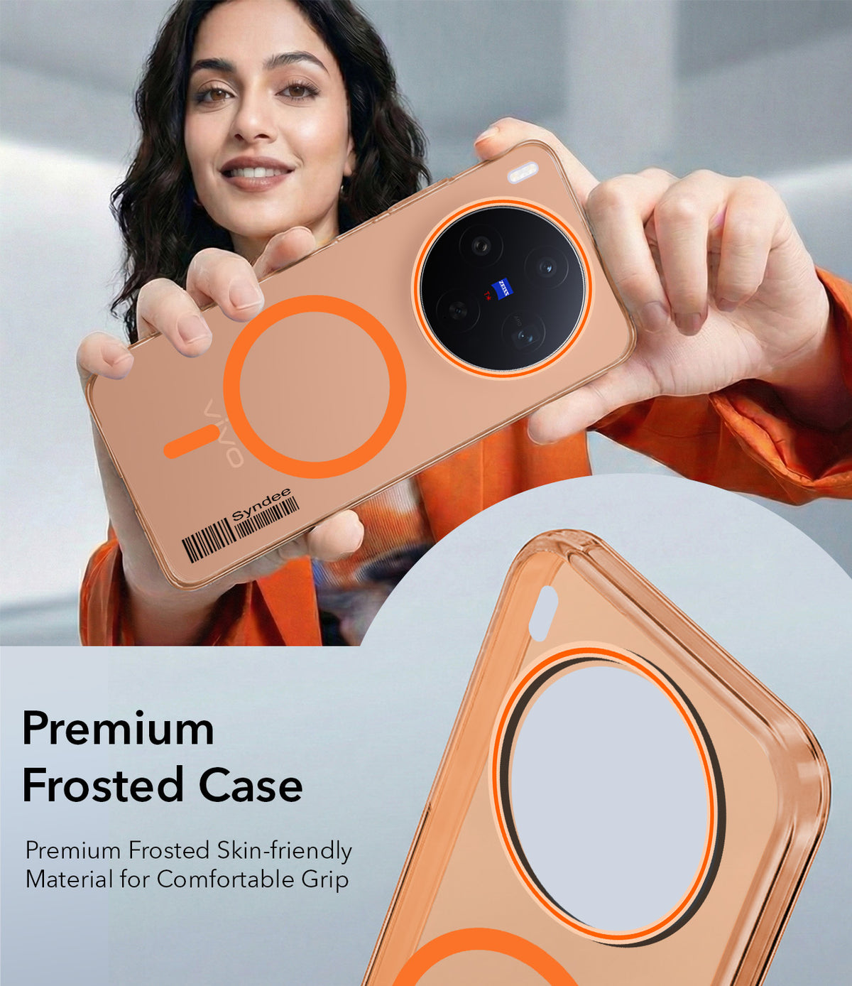 For Vivo X300 5G Back Cover Case (Soft Touch | Camera Bump Protection | MagSafe Compatible | Matte Finish)