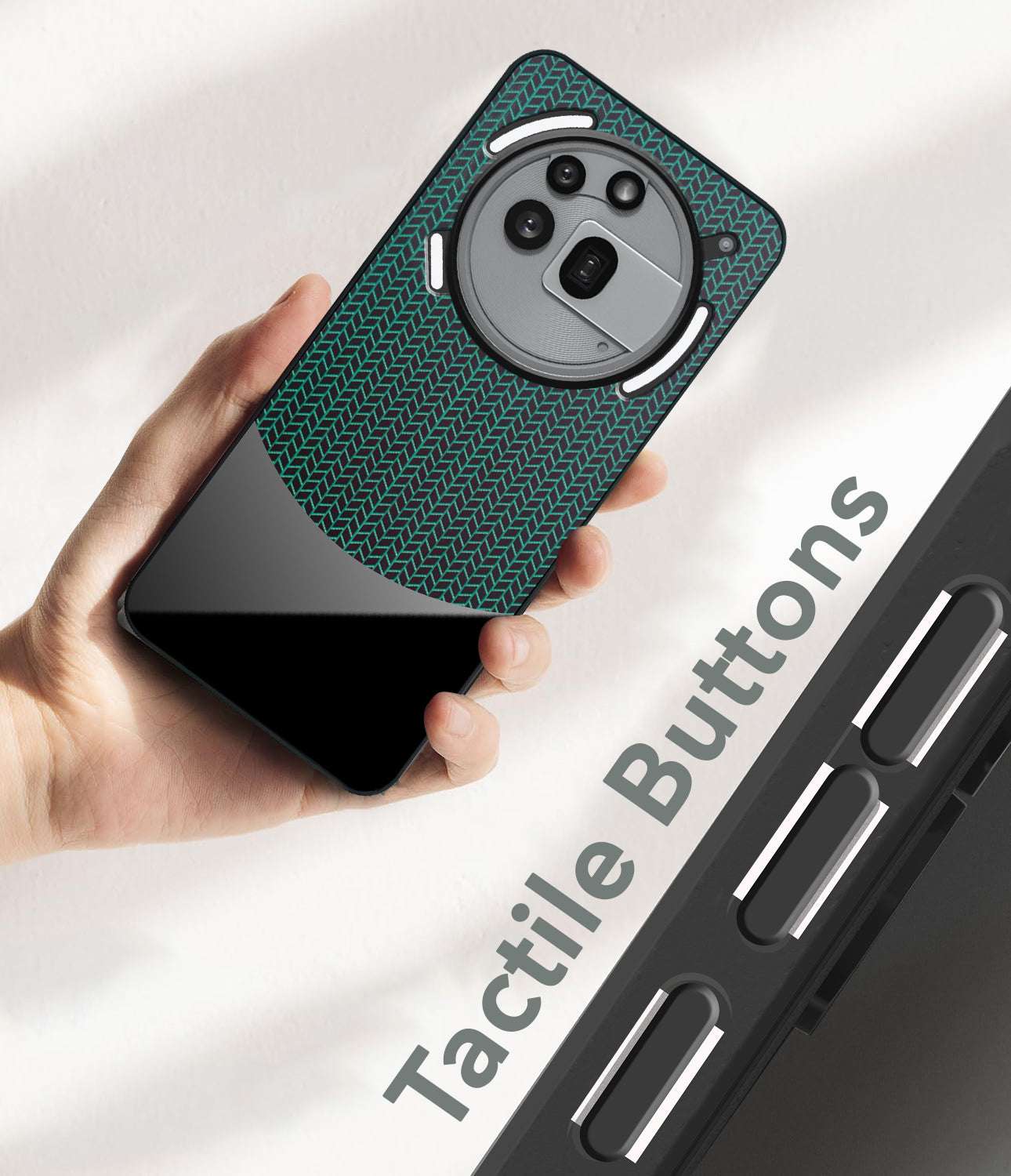 For Nothing Phone 3A Pro 5G Silicone Finish Back Cover Case (Premium Minimalist Professional Feel | Camera Protection Bump)