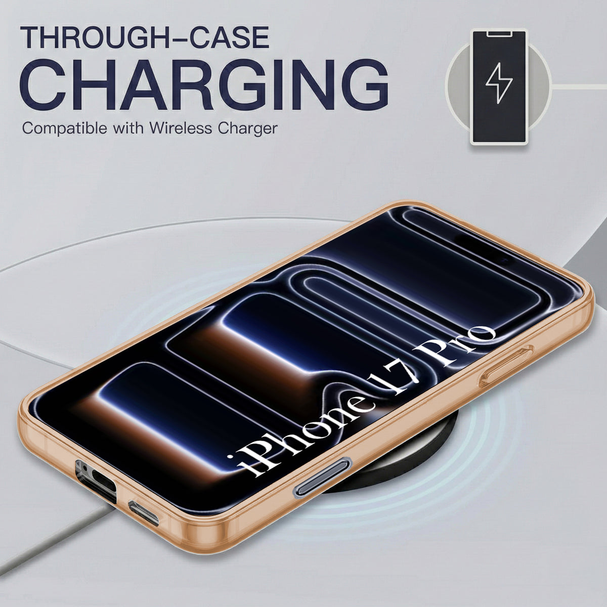 For iPhone 17 Pro Back Cover Case Silicone (Slim Paper Thin | Camera Protection Bump | Minimalist Professional | Soft Flexible)