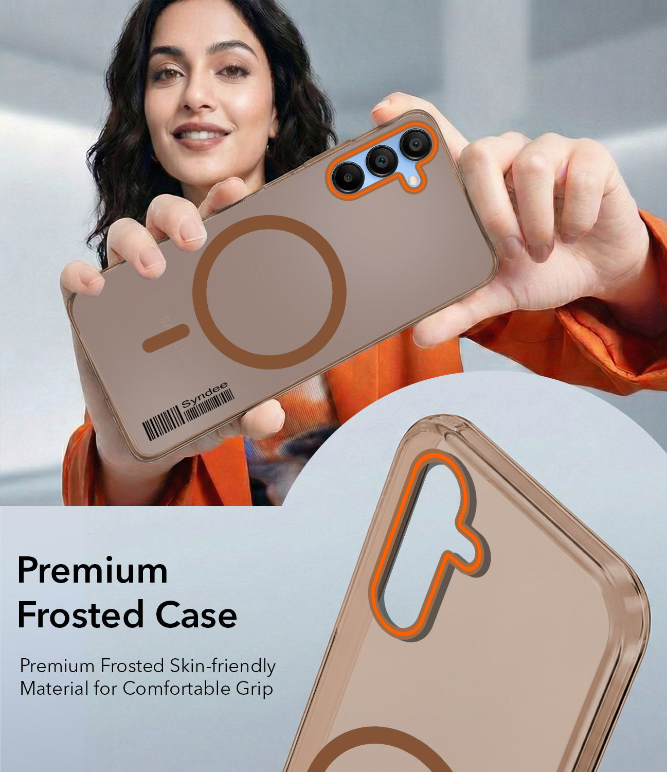 For Samsung Galaxy A15 5G Back Cover Case (Soft Touch | Camera Bump Protection | MagSafe Compatible | Matte Finish)