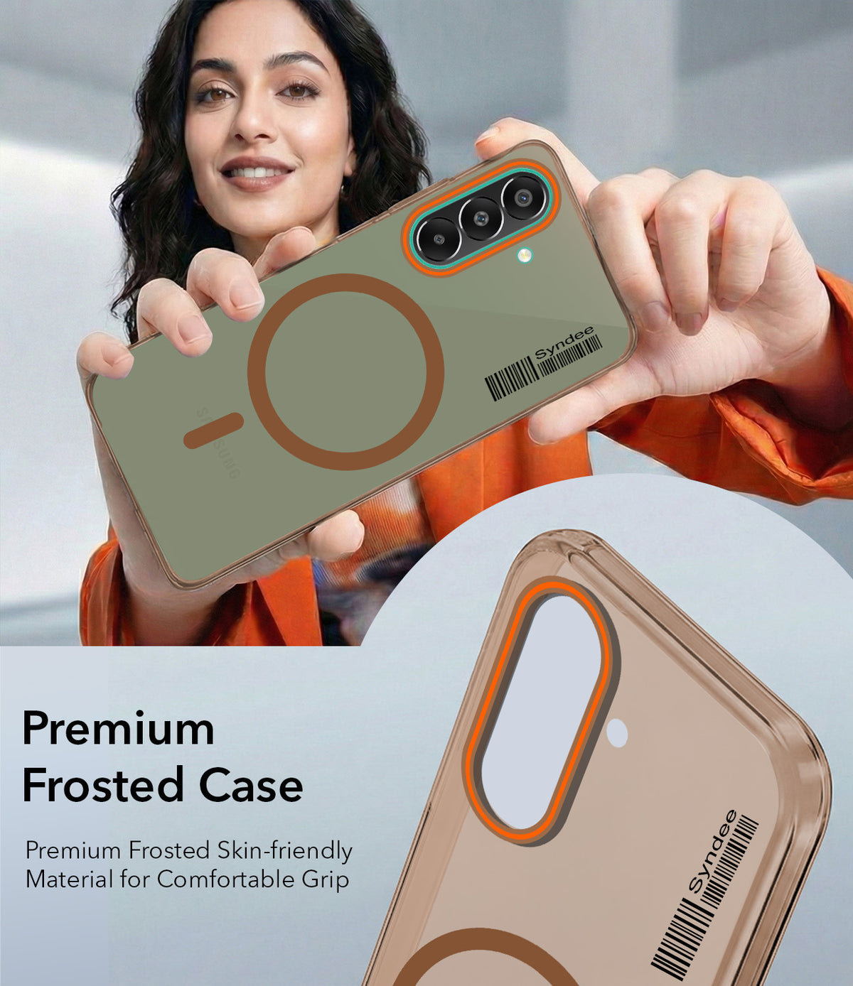 For Samsung Galaxy F70 Pro 5G Back Cover Case (Soft Touch | Camera Bump Protection | MagSafe Compatible | Matte Finish)