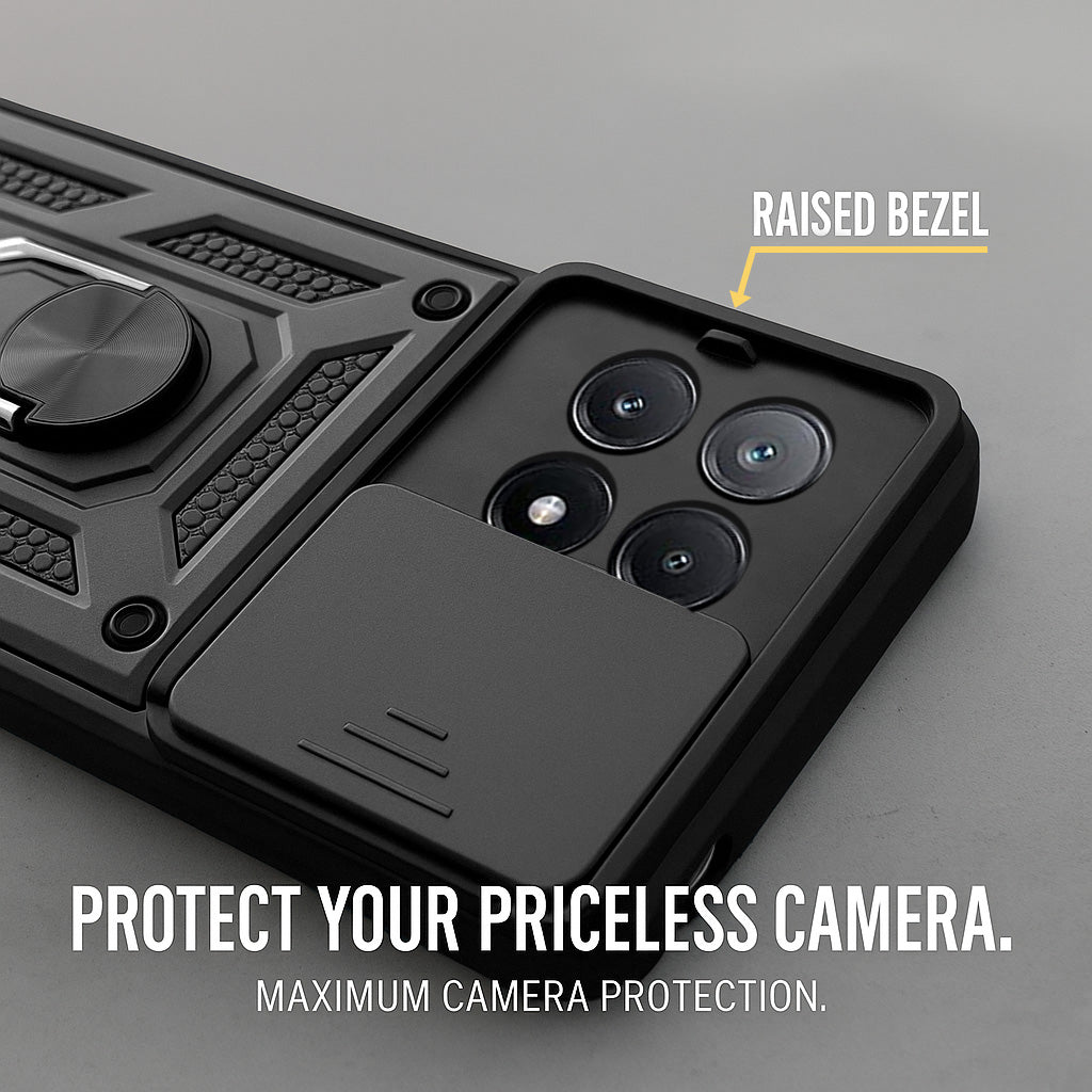 For Poco X6 Pro 5G Back Cover Case (Hybrid Dual Armor Polycarbonate)