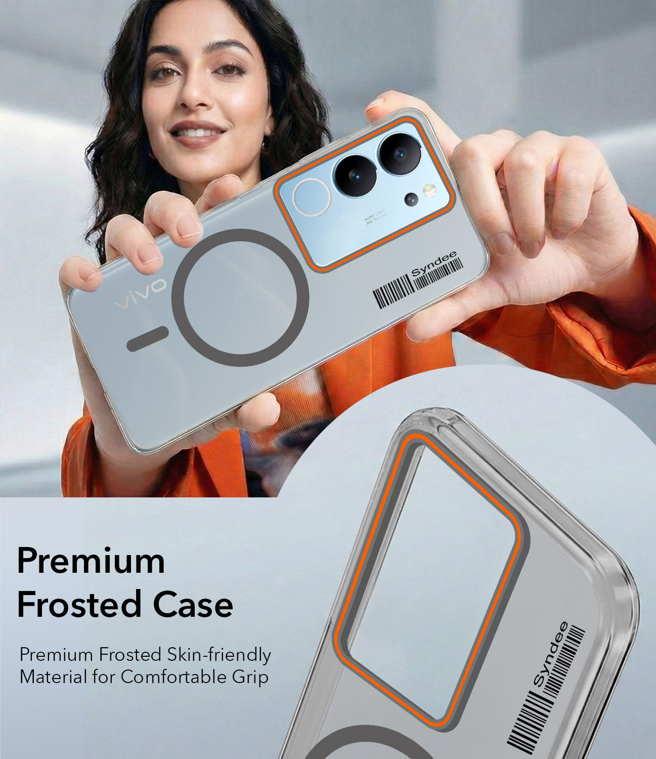 For Vivo V29 | Vivo V29 Pro 5G Back Cover Case (Soft Touch | Camera Bump Protection | MagSafe Compatible | Matte Finish)