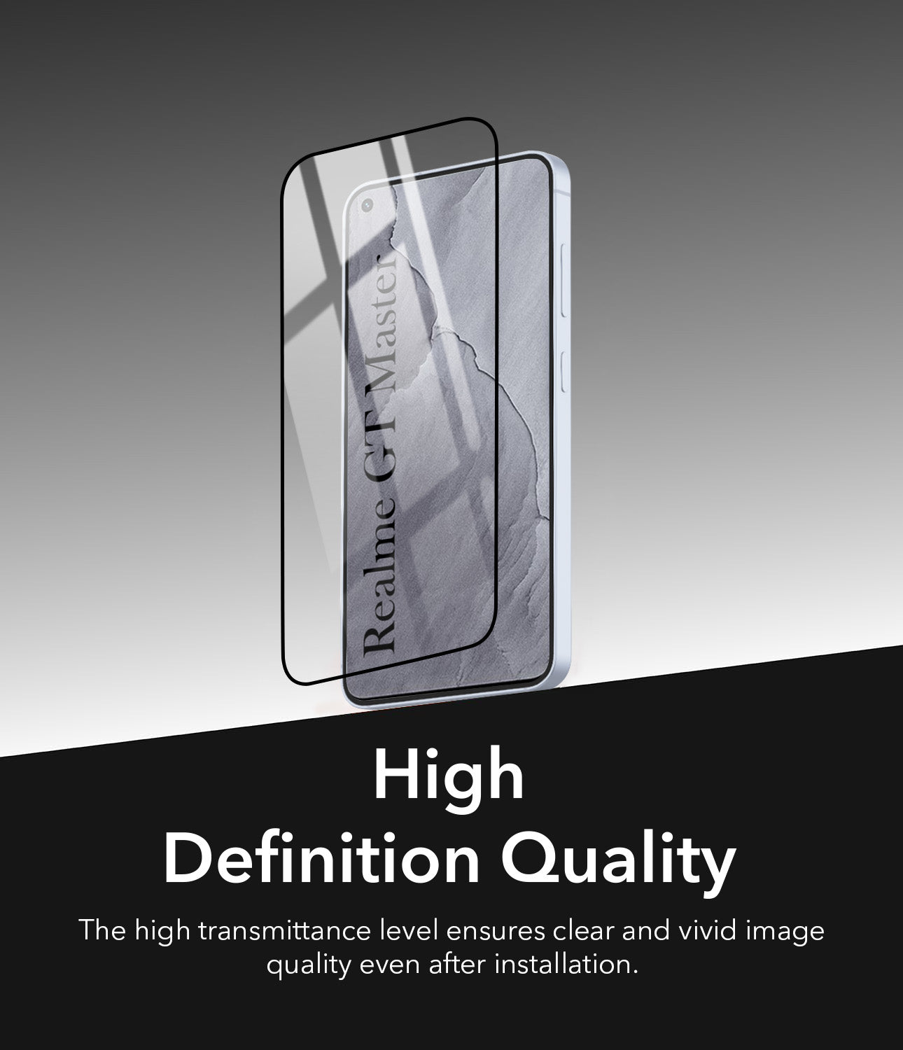 Tempered Glass For Realme GT Master Military-Grade Gorilla Screen Protector With Installation Kit | Shatterproof, Full Coverage, HD Clear, Scratch Resistant (Pack of 1)