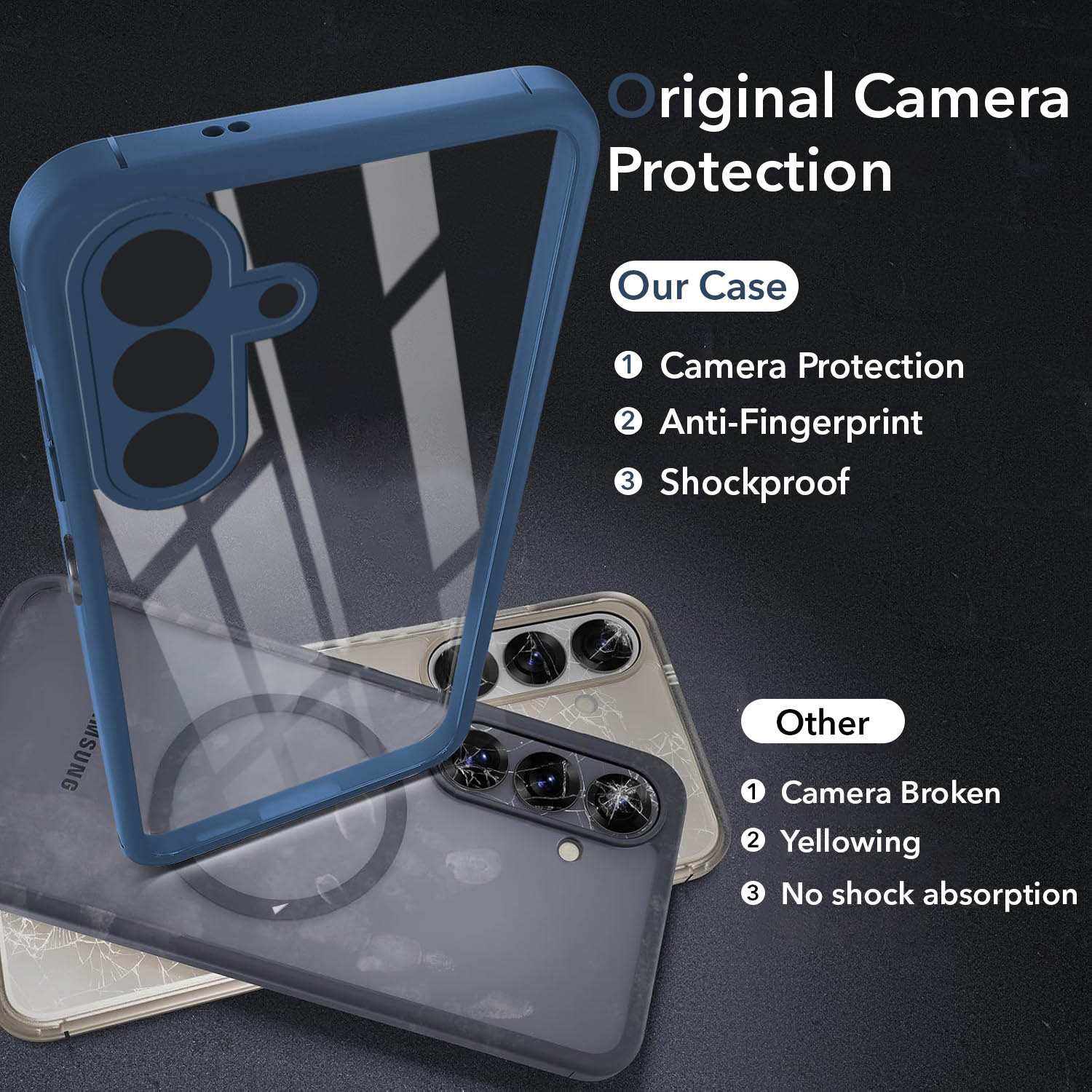 For Samsung Galaxy F70 Pro 5G Back Cover Case Ultra-Hybrid (Lifetime Anti Yellow | Anti Scratch | Crystal Clear Shockproof)