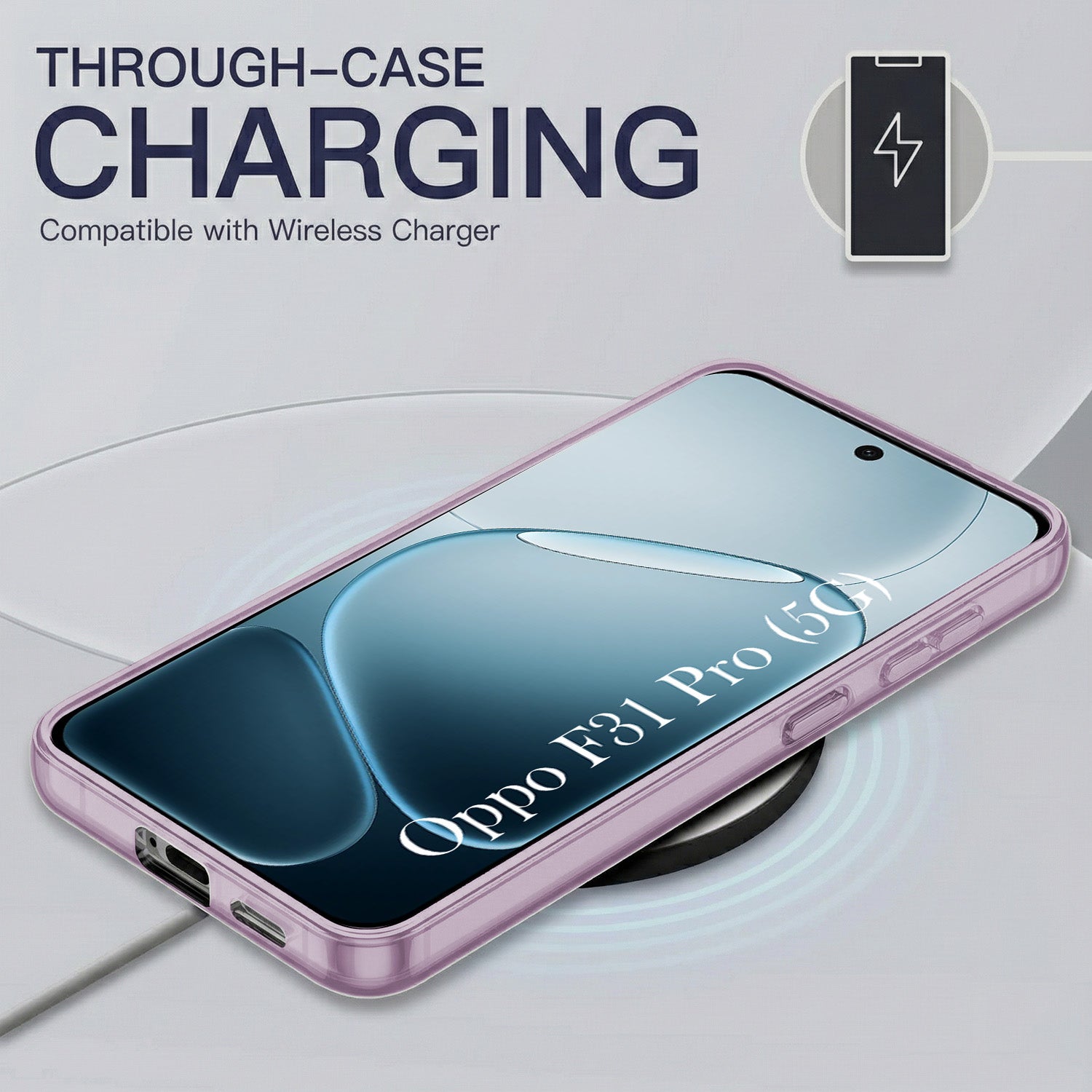 For Oppo F31 Pro Back Cover Case Silicone (Slim Paper Thin | Camera Protection Bump | Minimalist Professional | Soft Flexible)