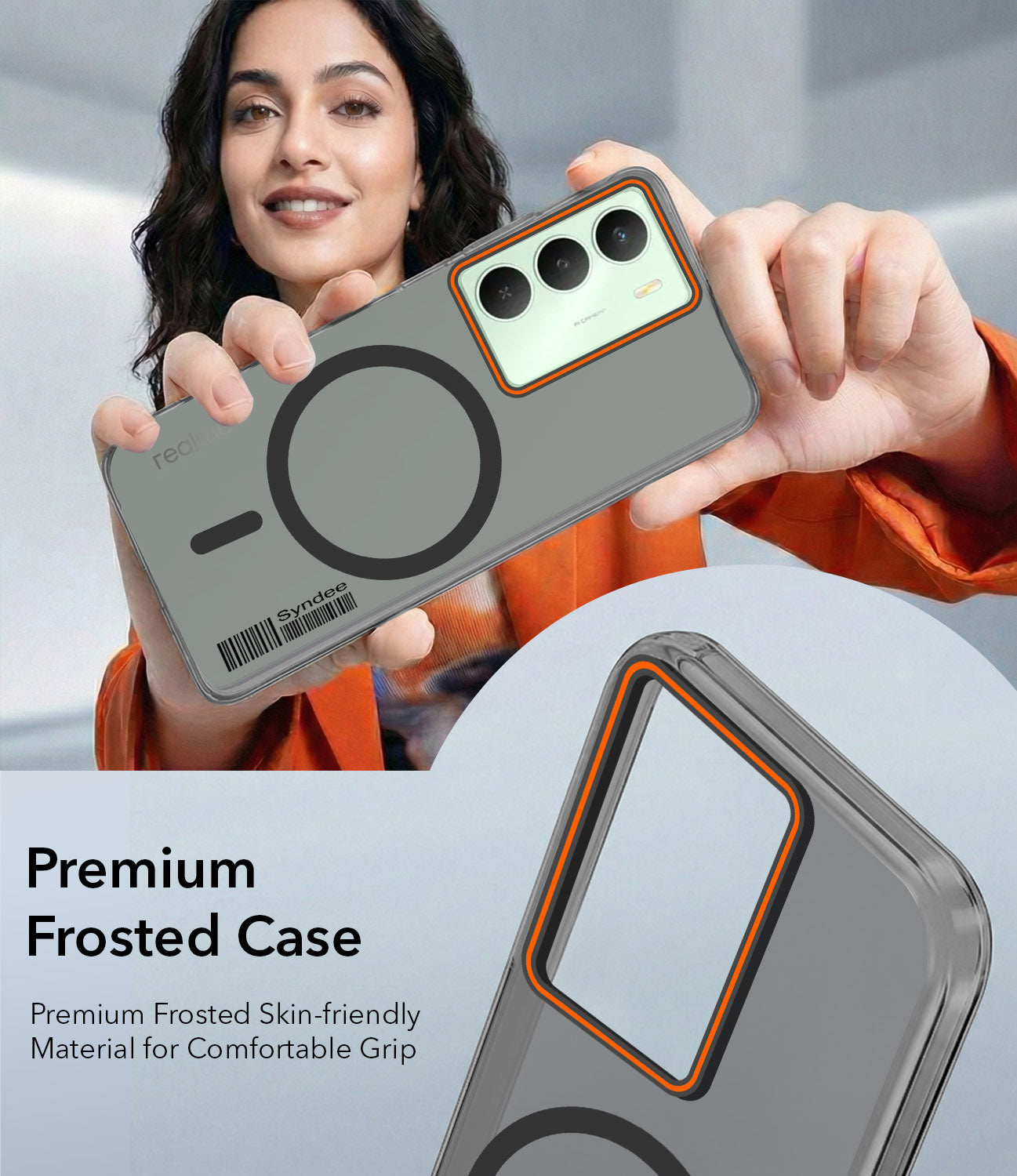 For Realme C73 Back Cover Case (Soft Touch | Camera Bump Protection | MagSafe Compatible | Matte Finish)