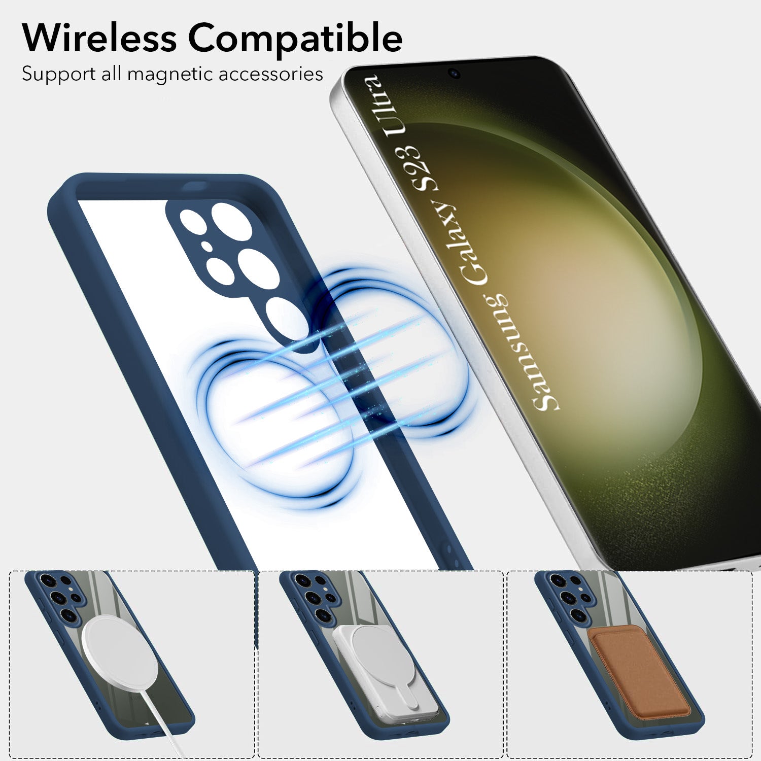 For Samsung Galaxy S23 Ultra Back Cover Case Ultra-Hybrid (Lifetime Anti Yellow | Anti Scratch | Crystal Clear Shockproof)