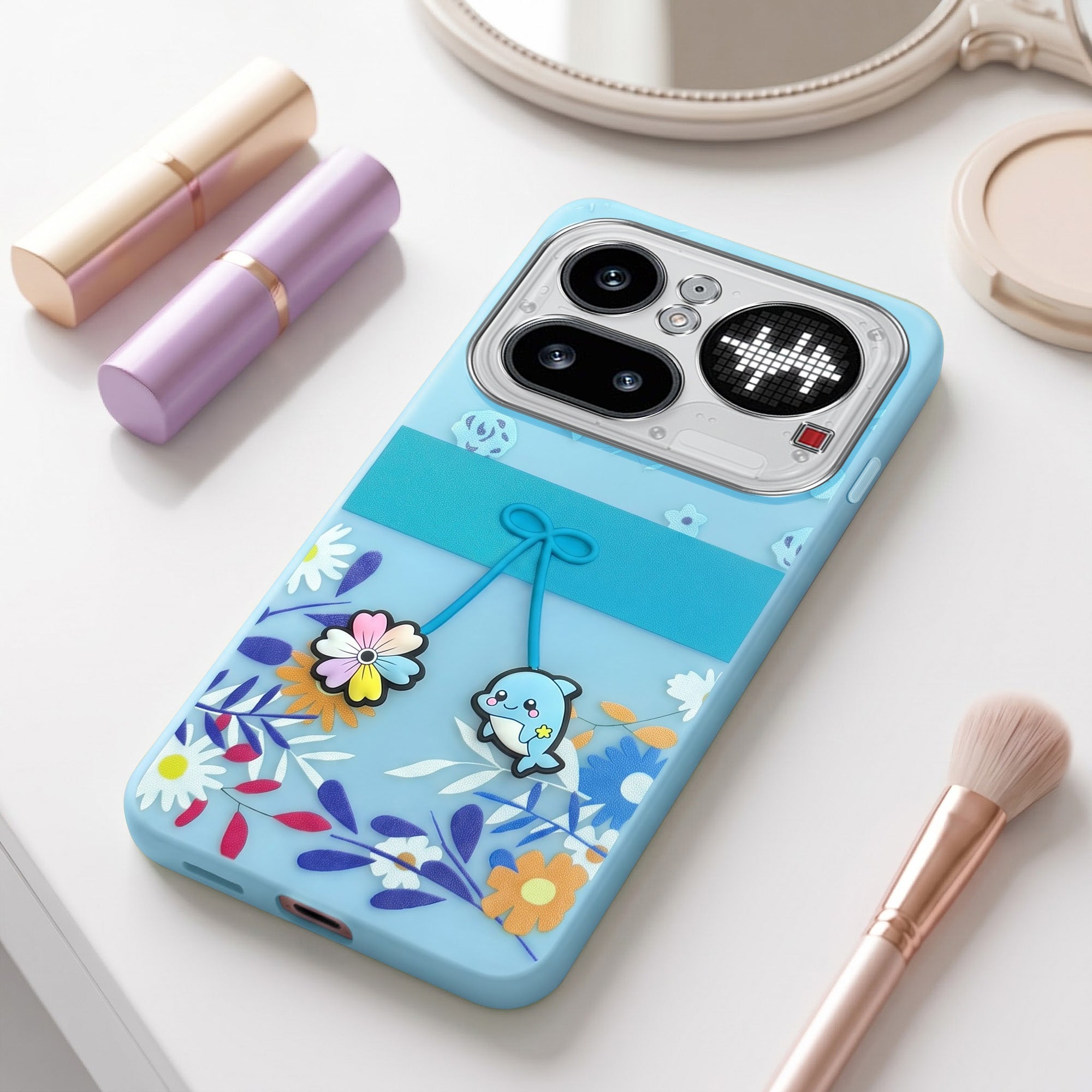 For Nothing Phone 4A Pro 5G Back Cover Case (3D Cute Cartoons | Hard Back Side Soft | Matte Premium Finish | HD Printing)