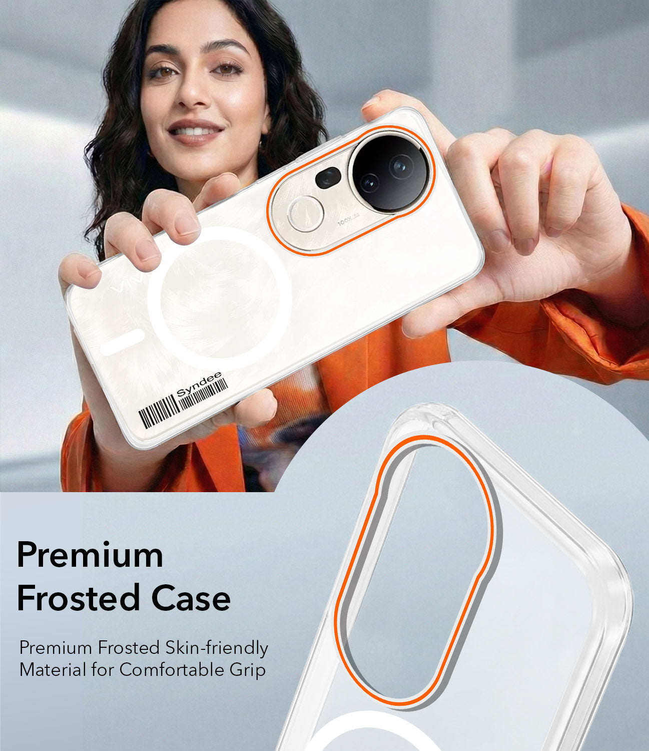 For Vivo T4 Ultra Back Cover Case (Soft Touch | Camera Bump Protection | MagSafe Compatible | Matte Finish)