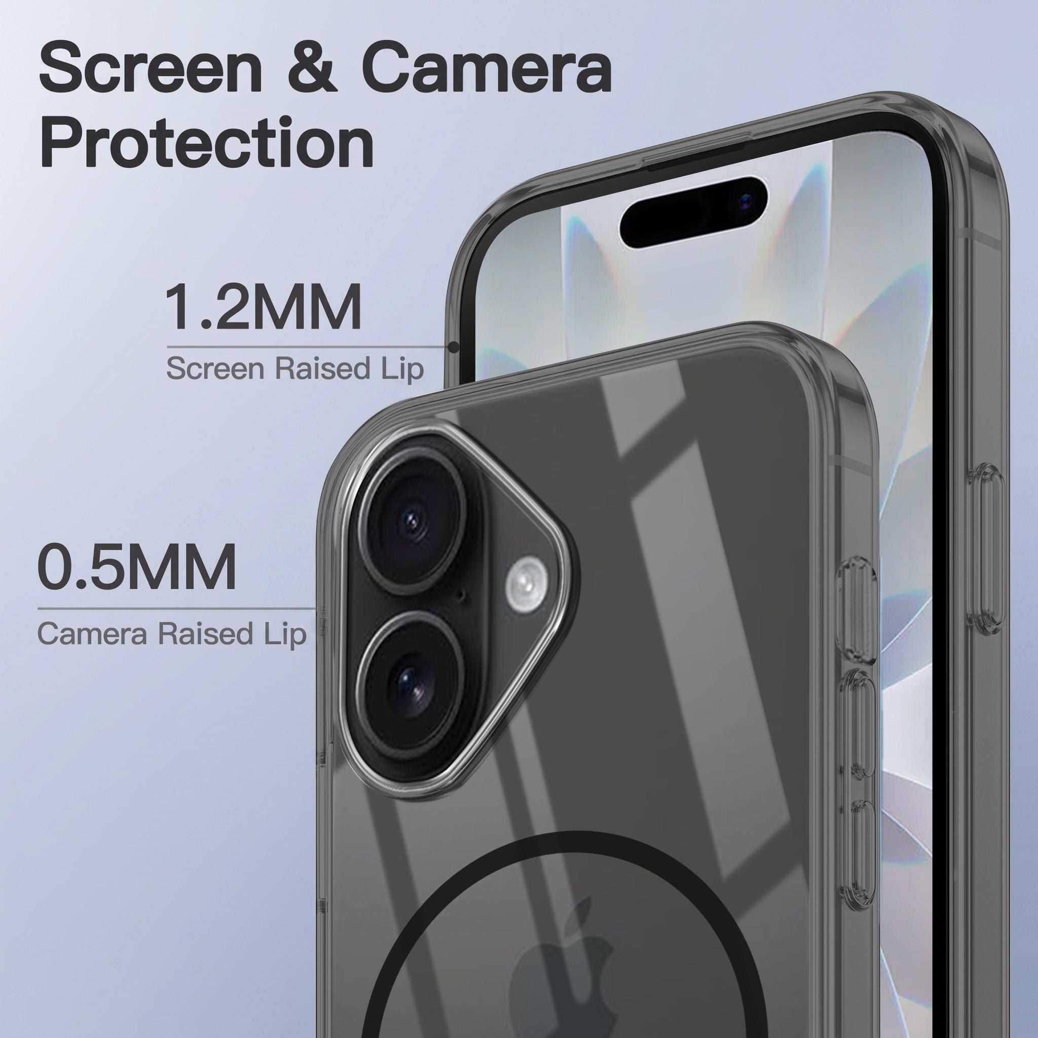 For Apple iPhone 17 Back Case Cover Crystal Anti Yellow (Unbreakable PC | MagSafe Wireless Charging Support |Camera Protection Bump)
