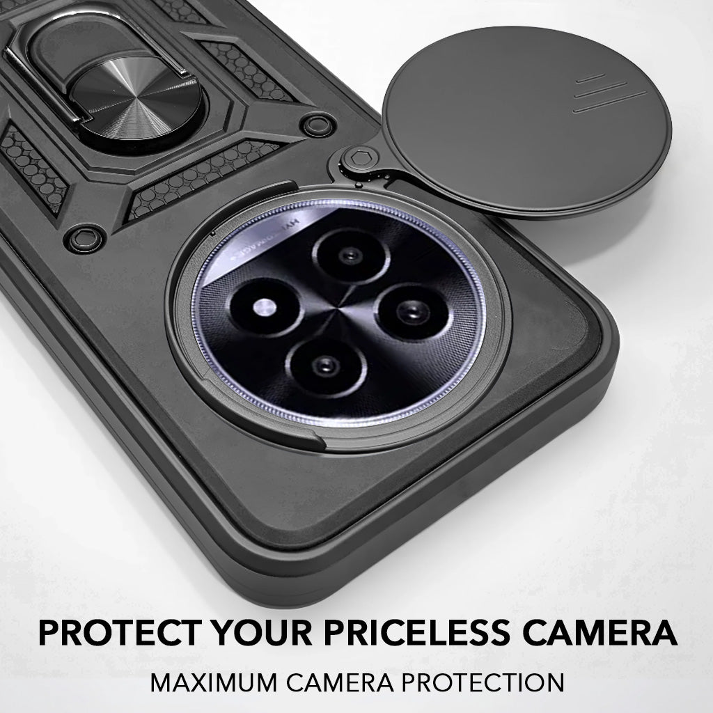 For Realme 14 Pro Lite Back Cover Case (Hybrid Dual Armor Polycarbonate)