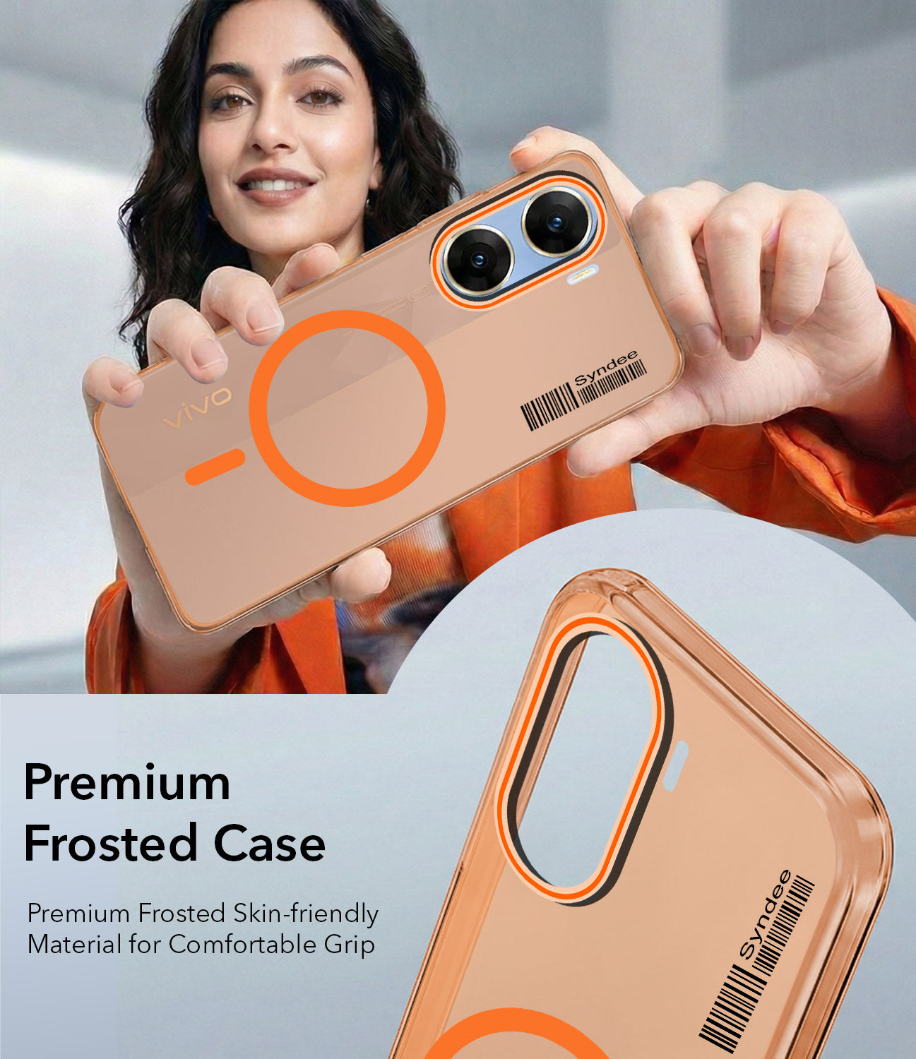 For Vivo V29e 5G Back Cover Case (Soft Touch | Camera Bump Protection | MagSafe Compatible | Matte Finish)