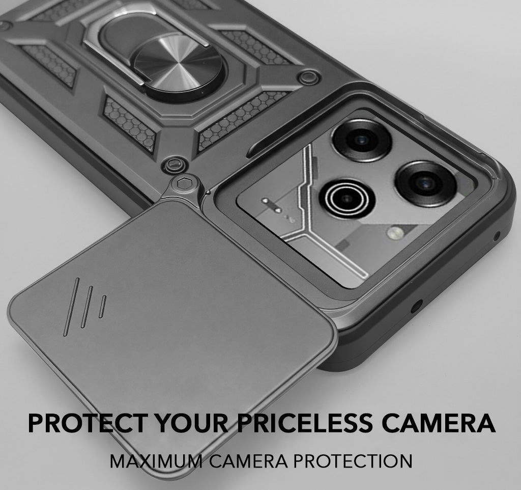 For Tecno Pova 6 Pro 5G Back Cover Case (Hybrid Dual Armor Polycarbonate)