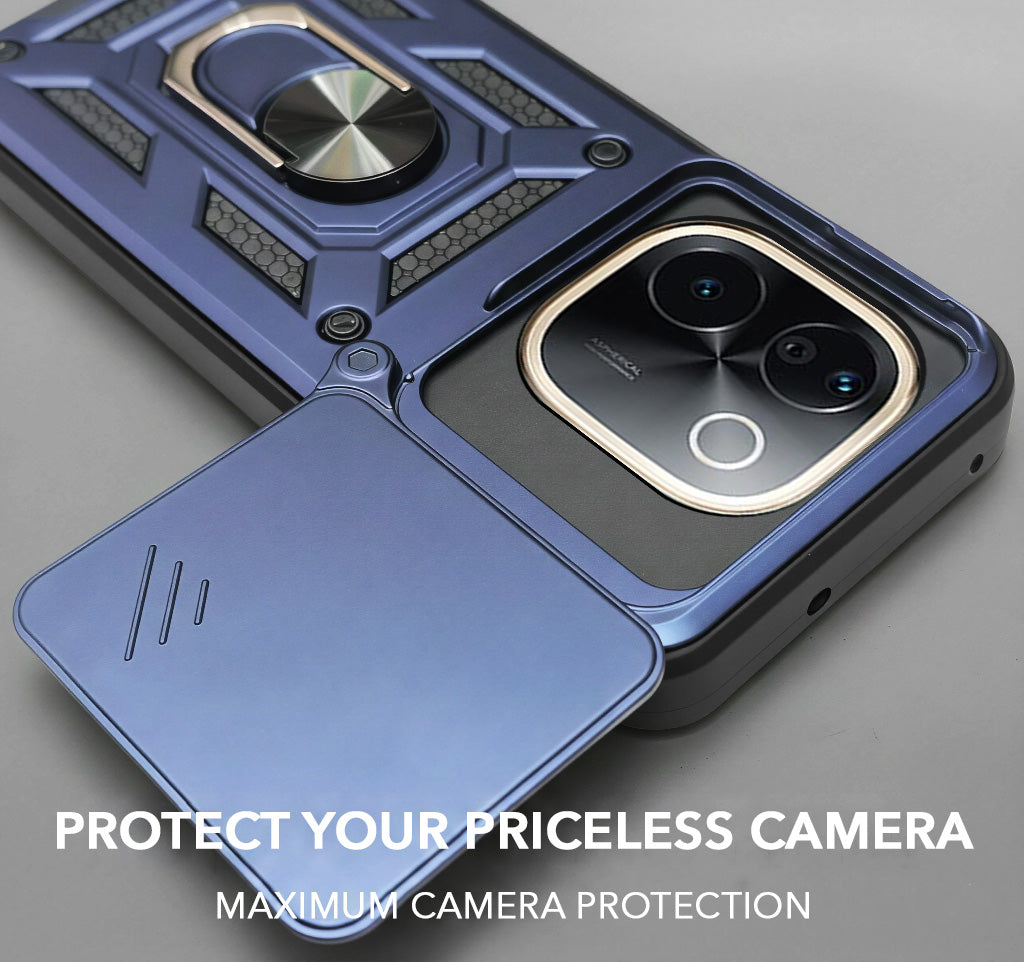 For Vivo T3 Pro Back Cover Case (Hybrid Dual Armor Polycarbonate)