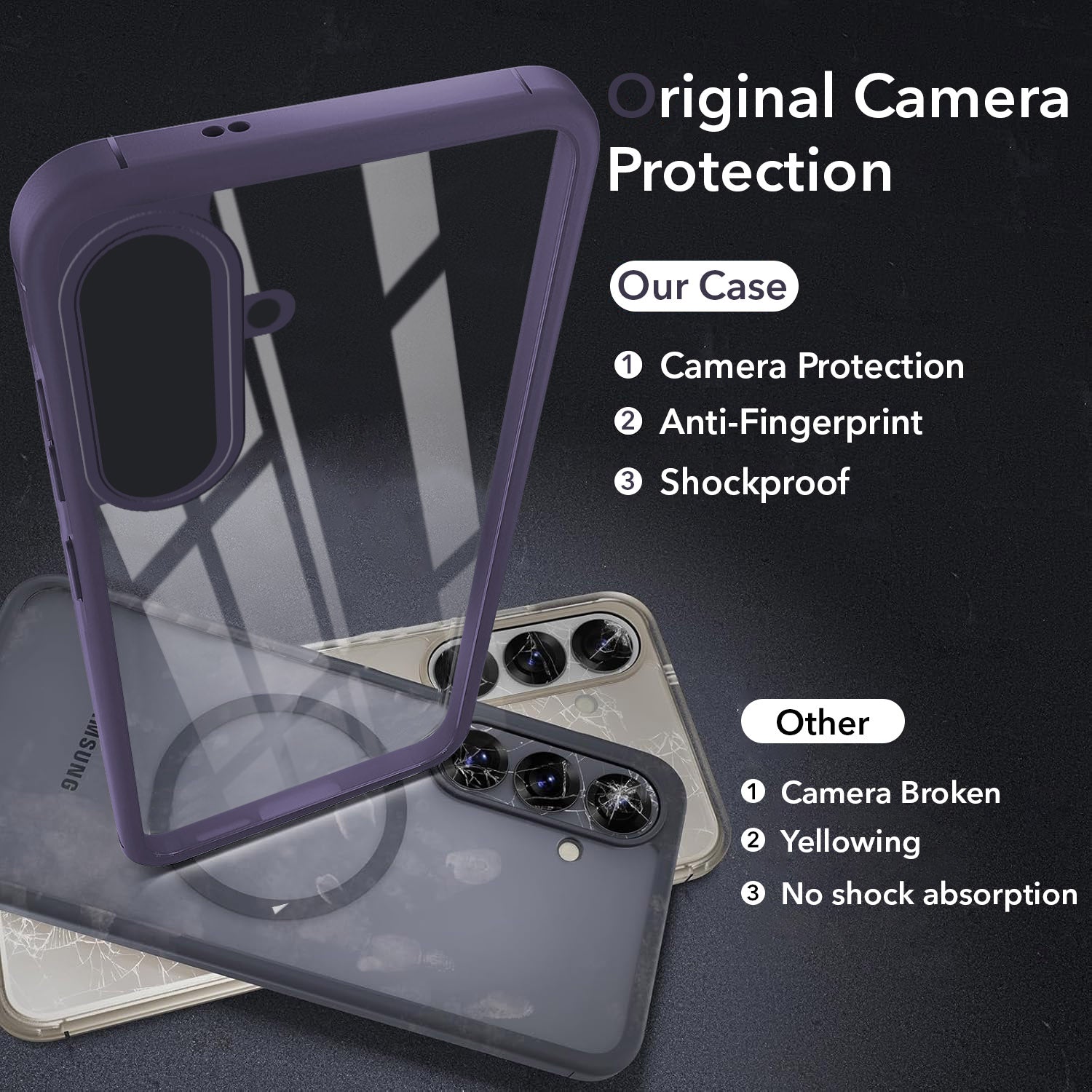 For Samsung Galaxy A37 5G Back Cover Case Ultra-Hybrid (Lifetime Anti Yellow | Anti Scratch | Crystal Clear Shockproof)