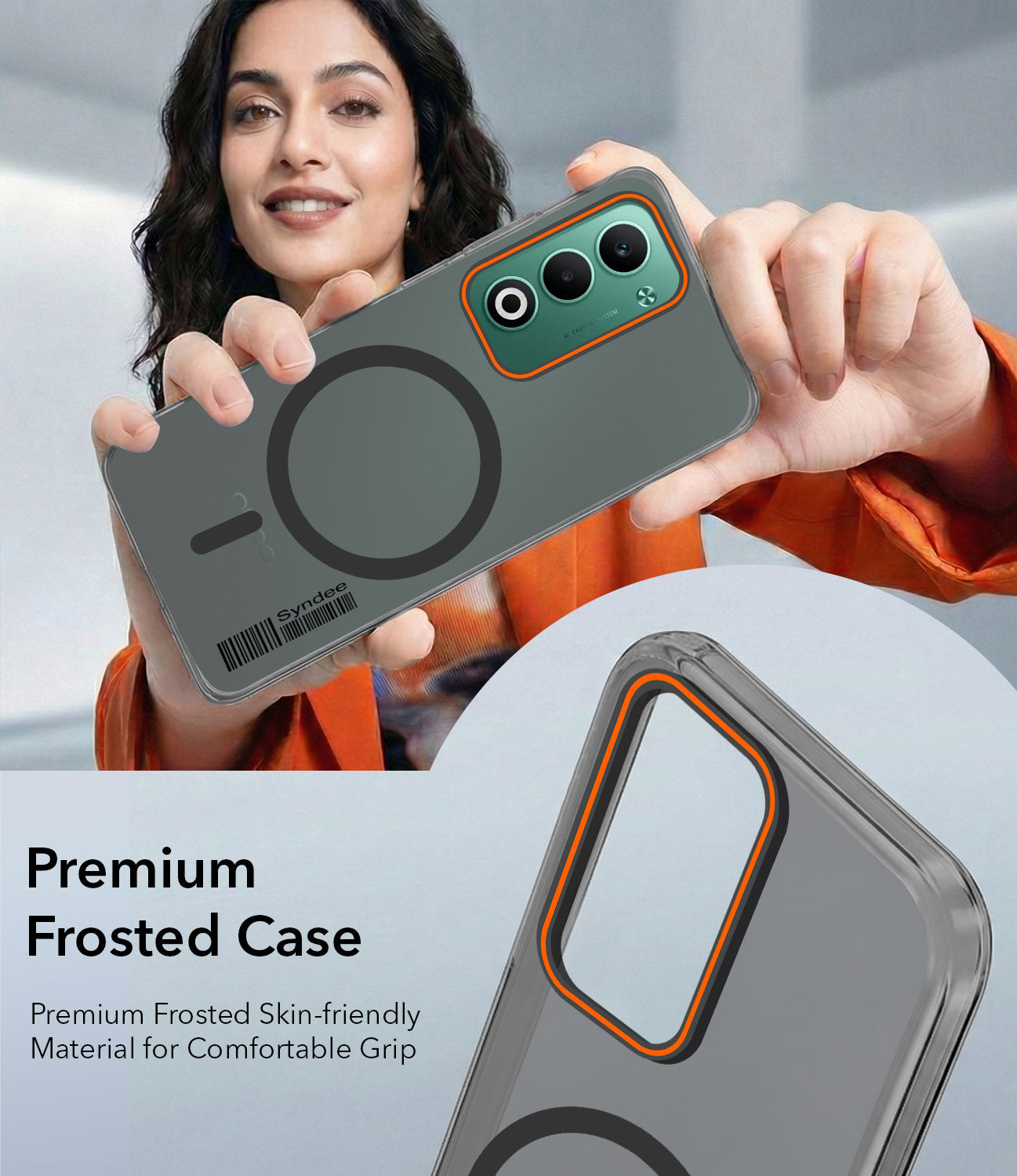 For Oppo A5 5G Back Cover Case (Soft Touch | Camera Bump Protection | MagSafe Compatible | Matte Finish)