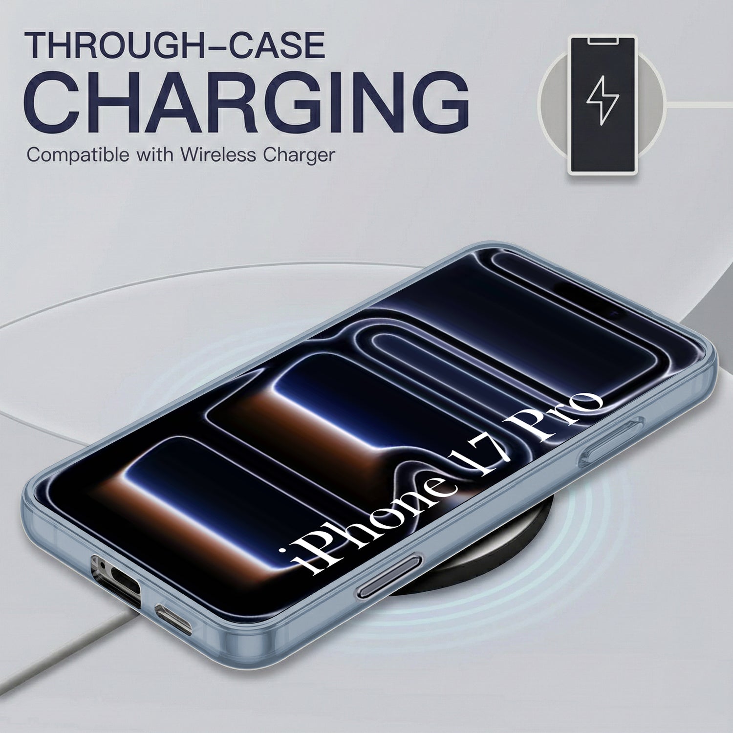 For Apple iPhone 17 Pro Back Cover Case Silicone (Slim Paper Thin | Camera Protection Bump | Minimalist Professional | Soft Flexible)