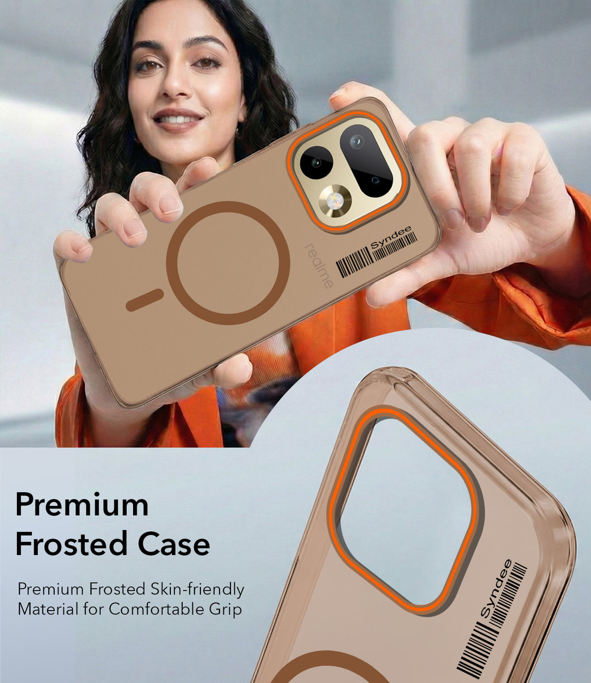 For Realme 16 Pro Back Cover Case (Soft Touch | Camera Bump Protection | MagSafe Compatible | Matte Finish)