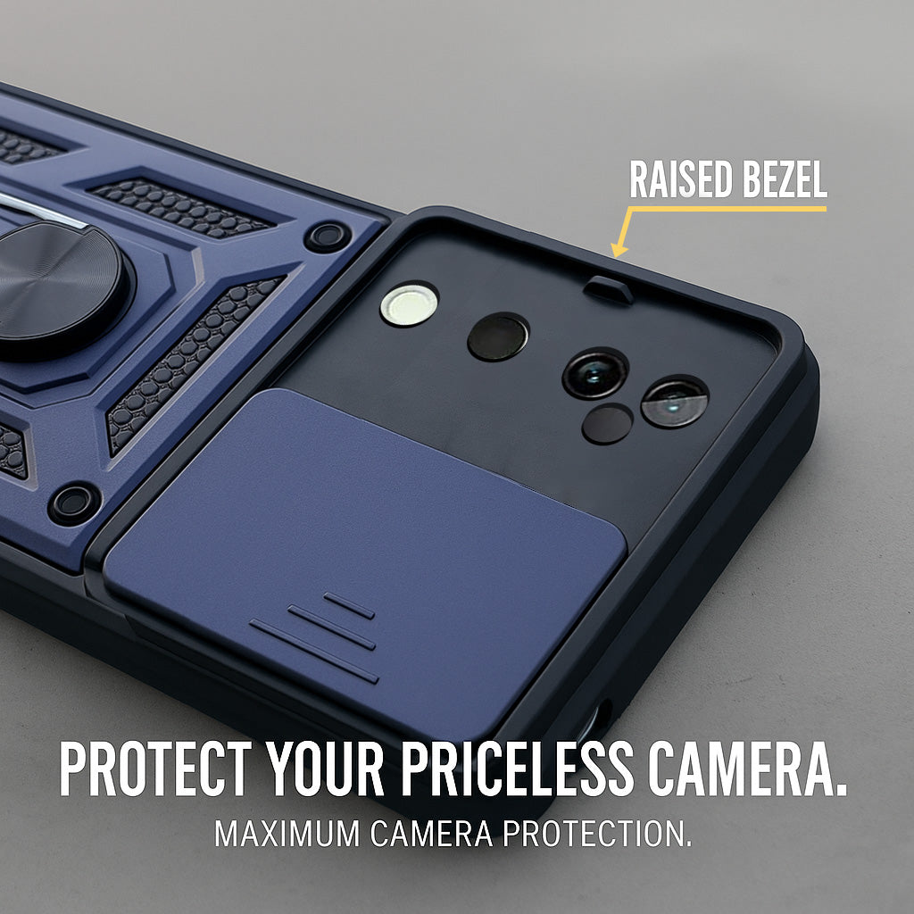 For Vivo T3 Ultra Back Cover Case (Hybrid Dual Armor Polycarbonate)