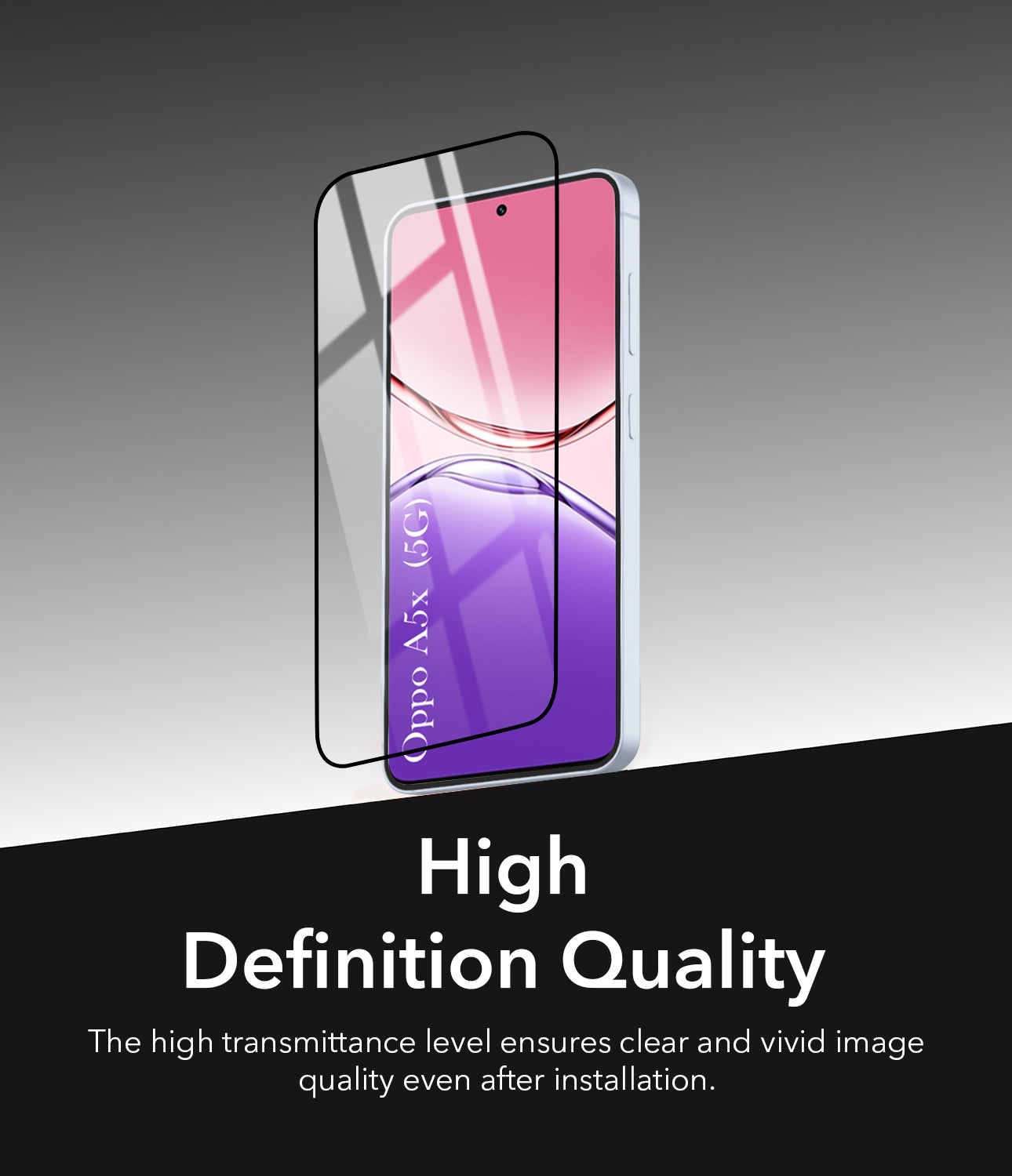 (Pack of 2) Tempered Glass For Oppo A5X Military-Grade Gorilla Screen Protector With Installation Kit | Shatterproof, Full Coverage, HD Clear, Scratch Resistant