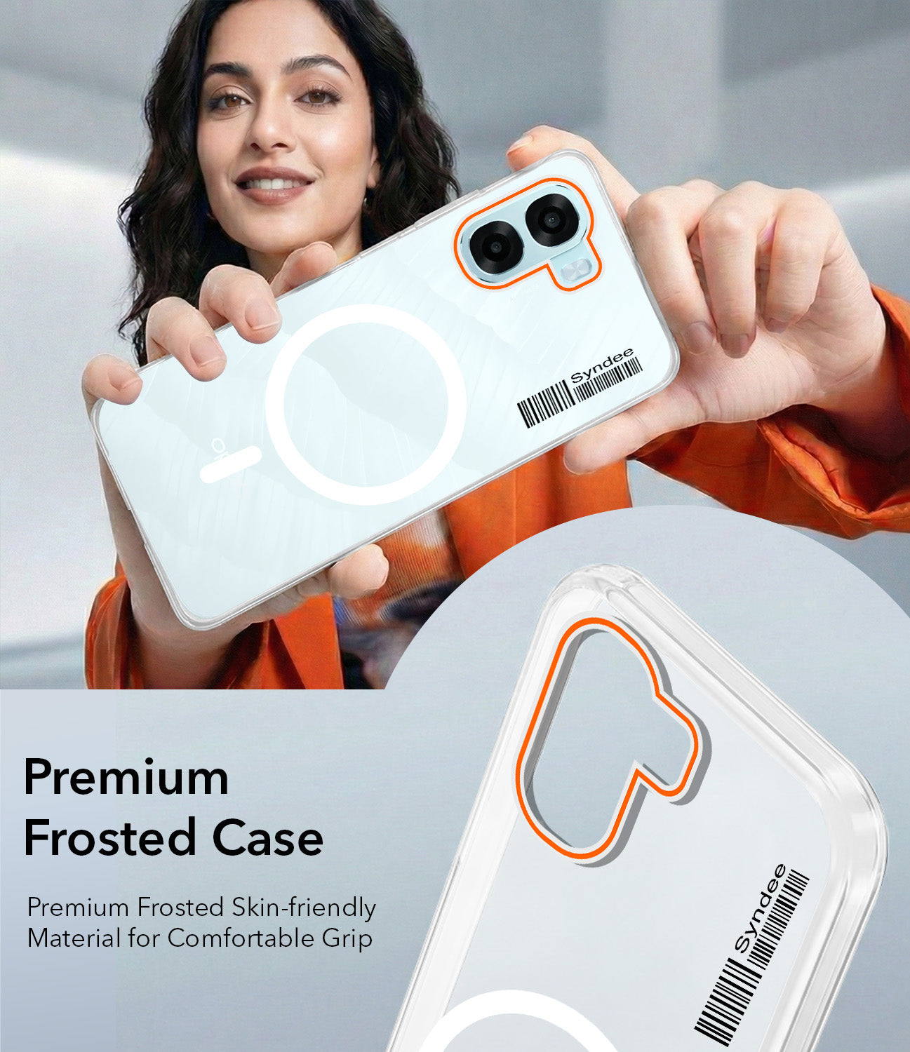 For Oppo A6X | Oppo A6S Back Cover Case (Soft Touch | Camera Bump Protection | MagSafe Compatible | Matte Finish)
