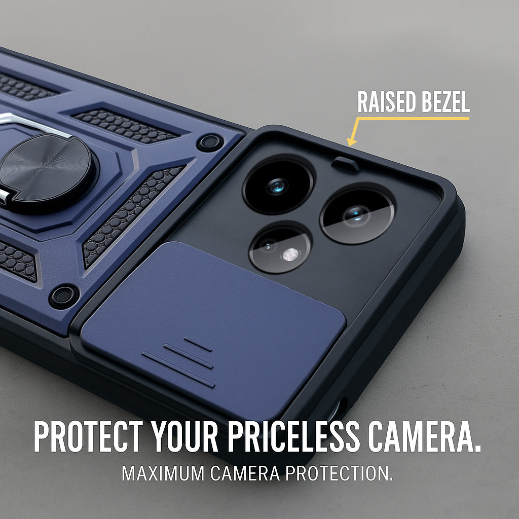 For Realme GT 7 Back Cover Case (Hybrid Dual Armor Polycarbonate)