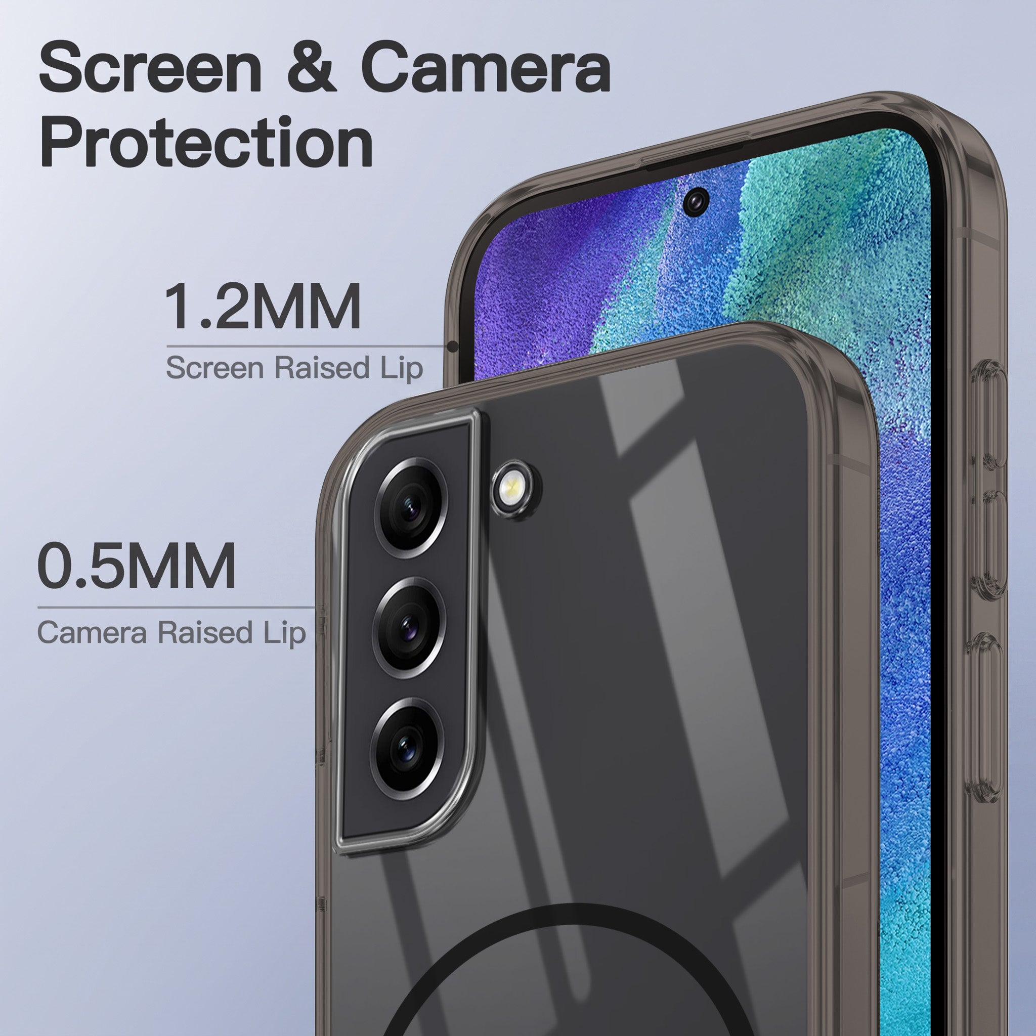 For Samsung Galaxy S21 5G | S21 4G Back Case Cover Crystal Anti Yellow (Unbreakable PC | MagSafe Wireless Charging Support |Camera Protection Bump)