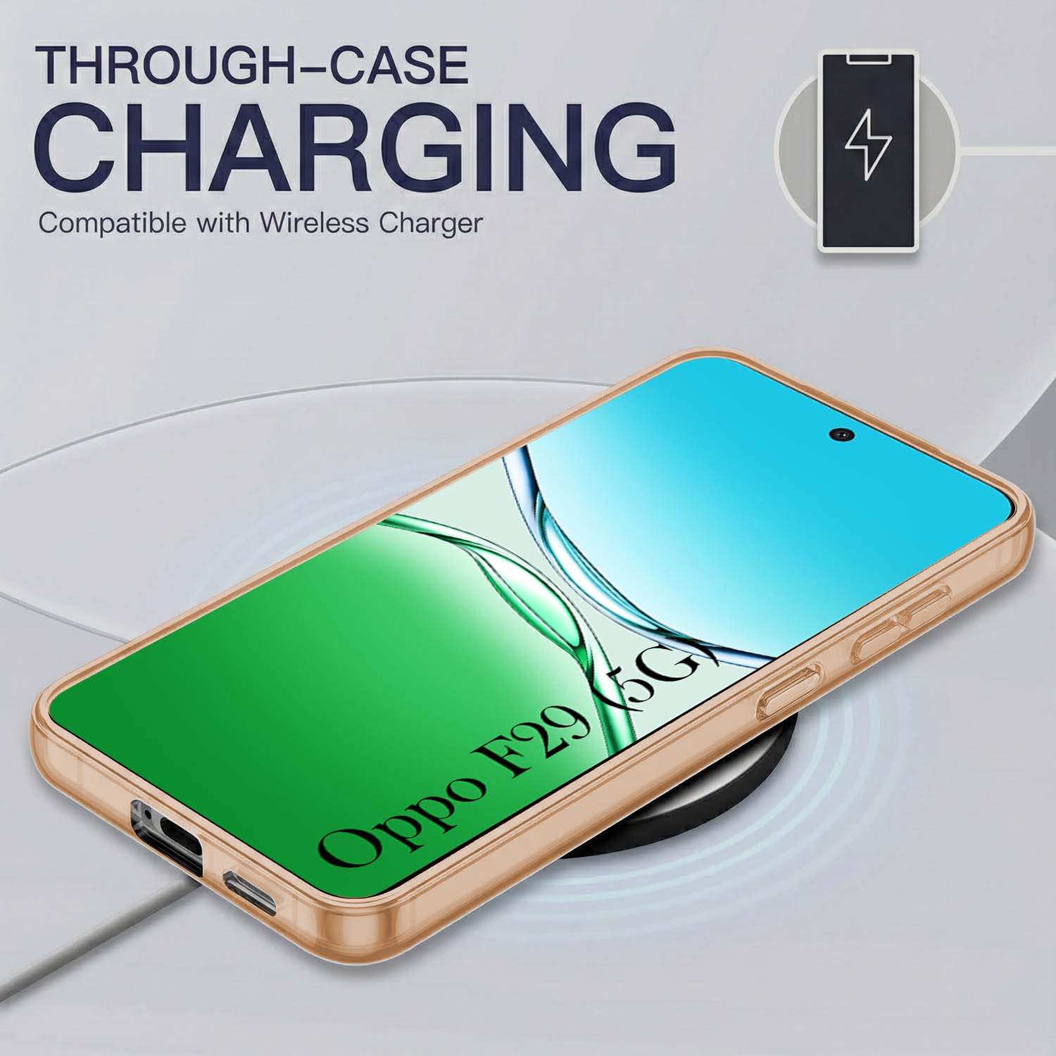 For Oppo F29 Back Cover Case Silicone (Slim Paper Thin | Camera Protection Bump | Minimalist Professional | Soft Flexible) "