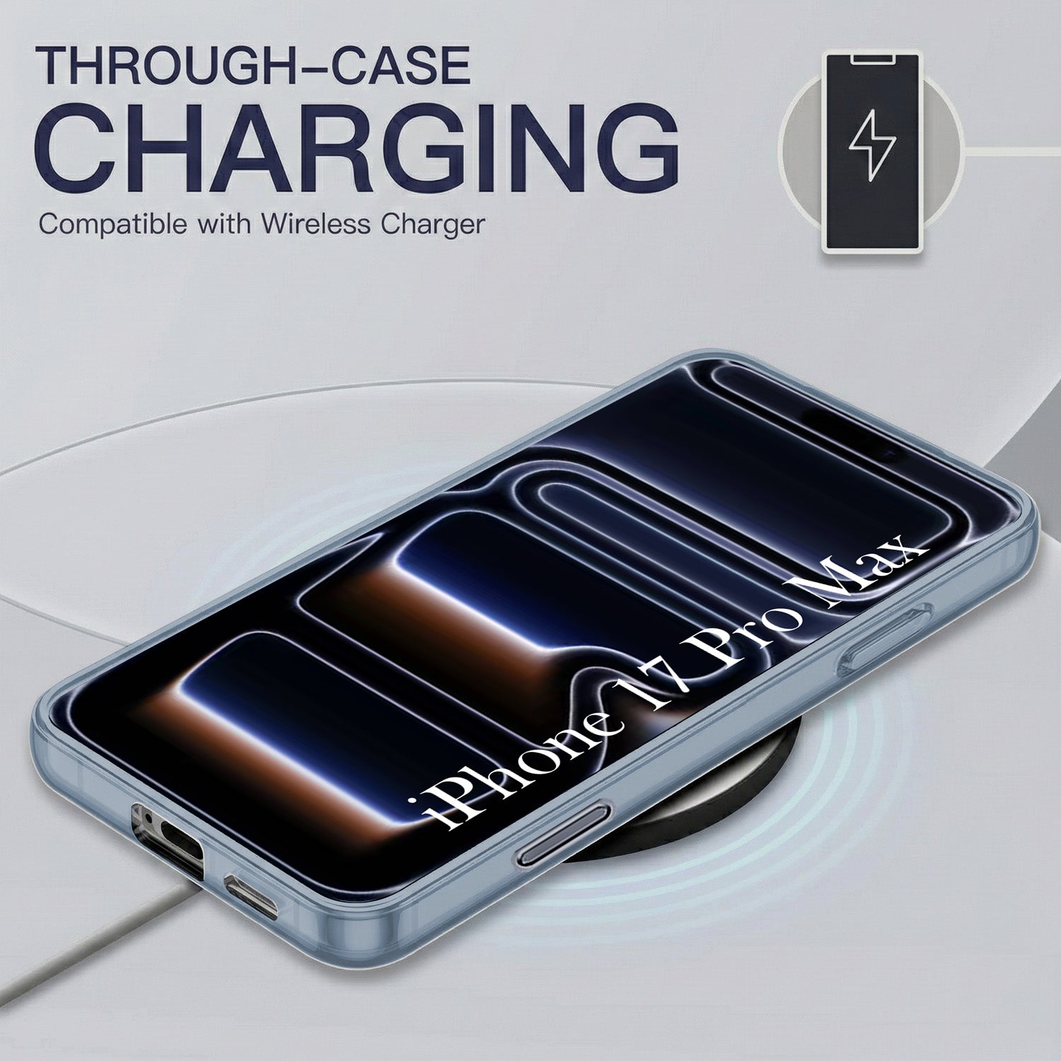 For Apple iPhone 17 Pro Max Back Cover Case Silicone (Slim Paper Thin | Camera Protection Bump | Minimalist Professional | Soft Flexible)