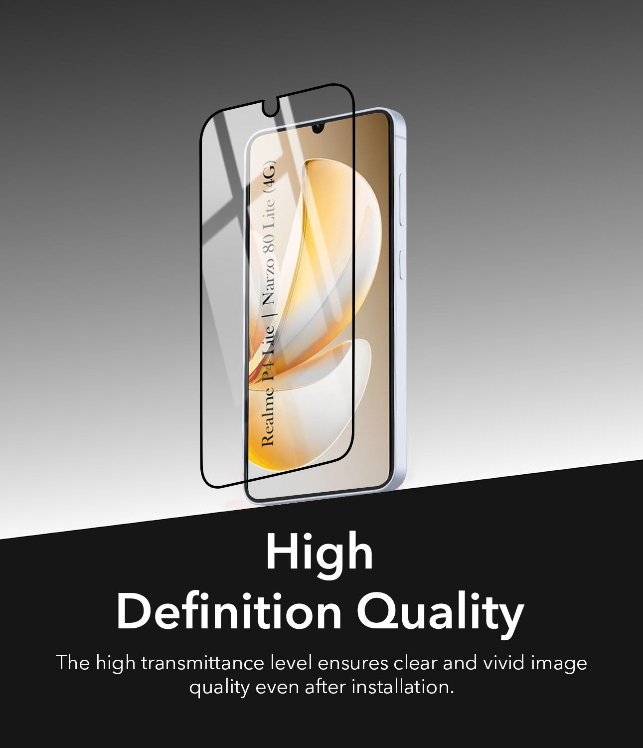 (Pack of 2) Tempered Glass For Realme P4 Lite | Realme Narzo 80 Lite 4G Military-Grade Gorilla Screen Protector With Installation Kit | Shatterproof, Full Coverage, HD Clear, Scratch Resistant
