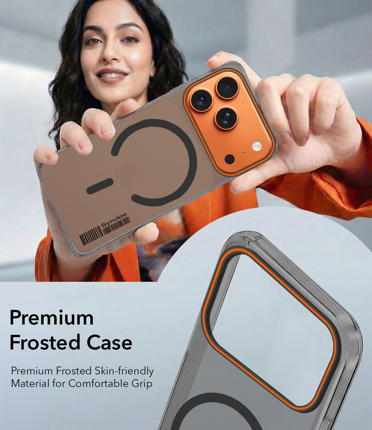 For Apple iPhone 17 Pro Max Back Cover Case (Soft Touch | Camera Bump Protection | MagSafe Compatible | Matte Finish)
