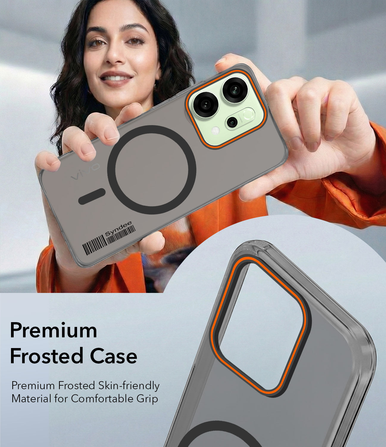 For Oppo Reno14 5G | Oppo Reno 14 5G Back Cover Case (Soft Touch | Camera Bump Protection | MagSafe Compatible | Matte Finish)