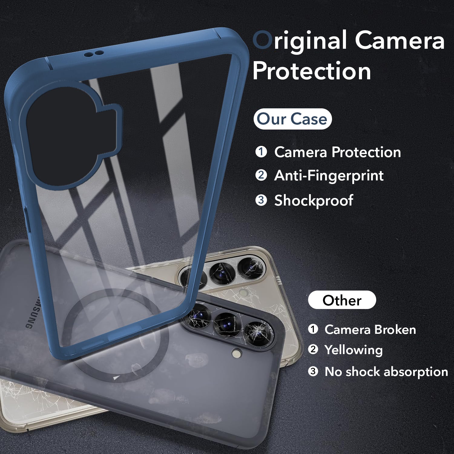 For Nothing Phone 1 Back Cover Case Ultra-Hybrid (Lifetime Anti Yellow | Anti Scratch | Crystal Clear Shockproof)