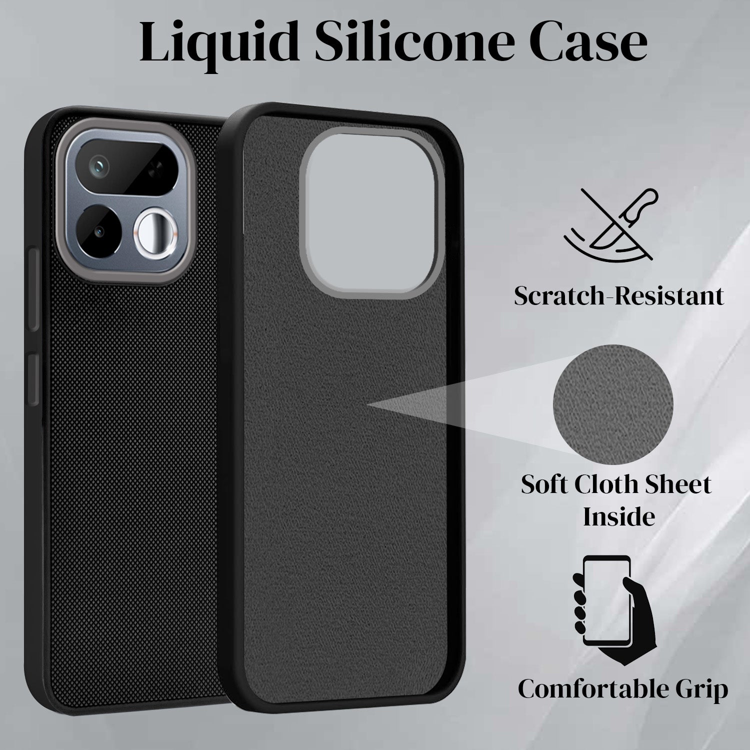 For Realme 16T 5G Back Cover Case Rubberised (Textured Grip Design | Camera Protection | Slim and Light Weight | Soft Touch and Feel)