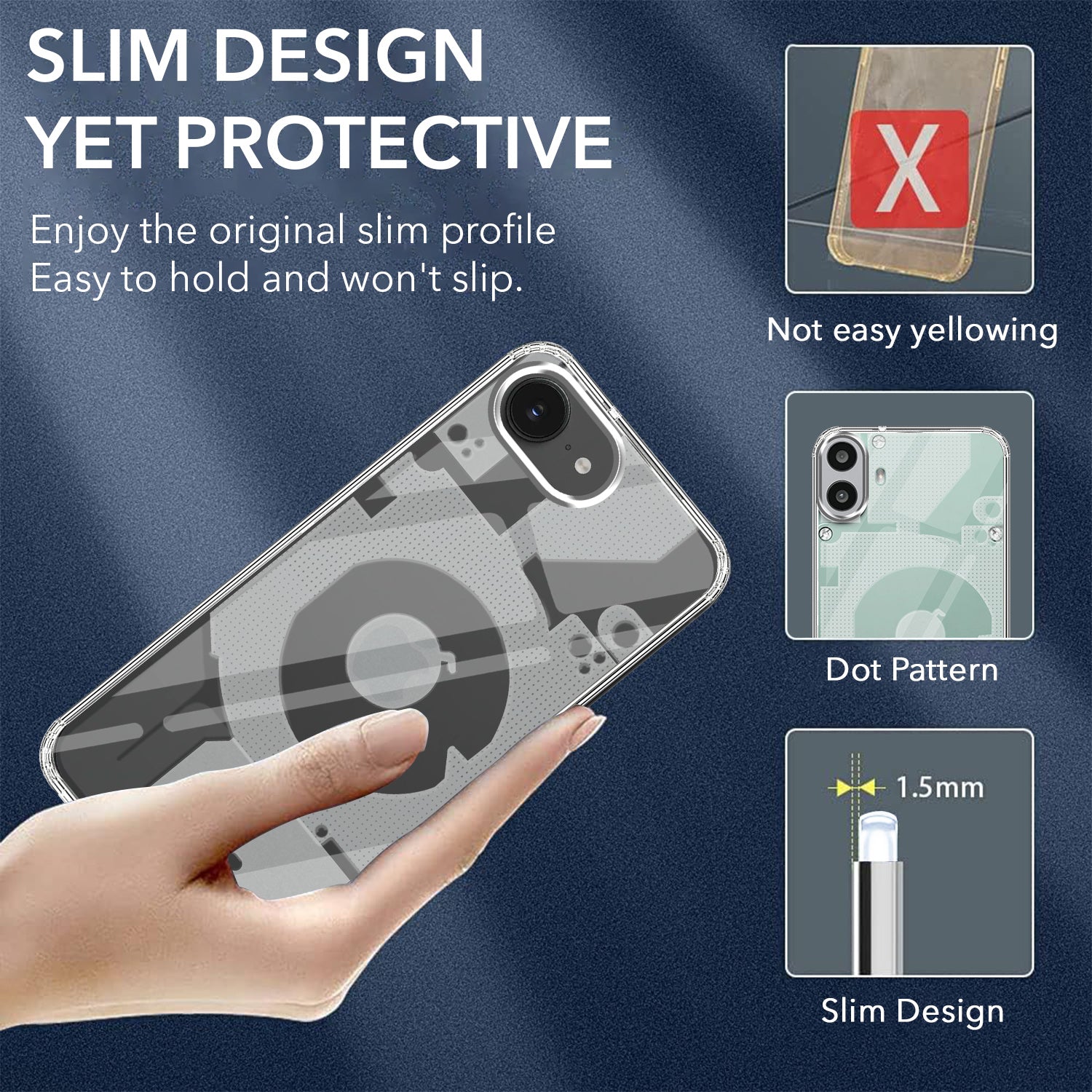 For Apple iPhone 16e | iPhone 17e  Back Cover (Silicone Matte Shockproof Case with Camera Protection | Soft and Flexible | Transparent)
