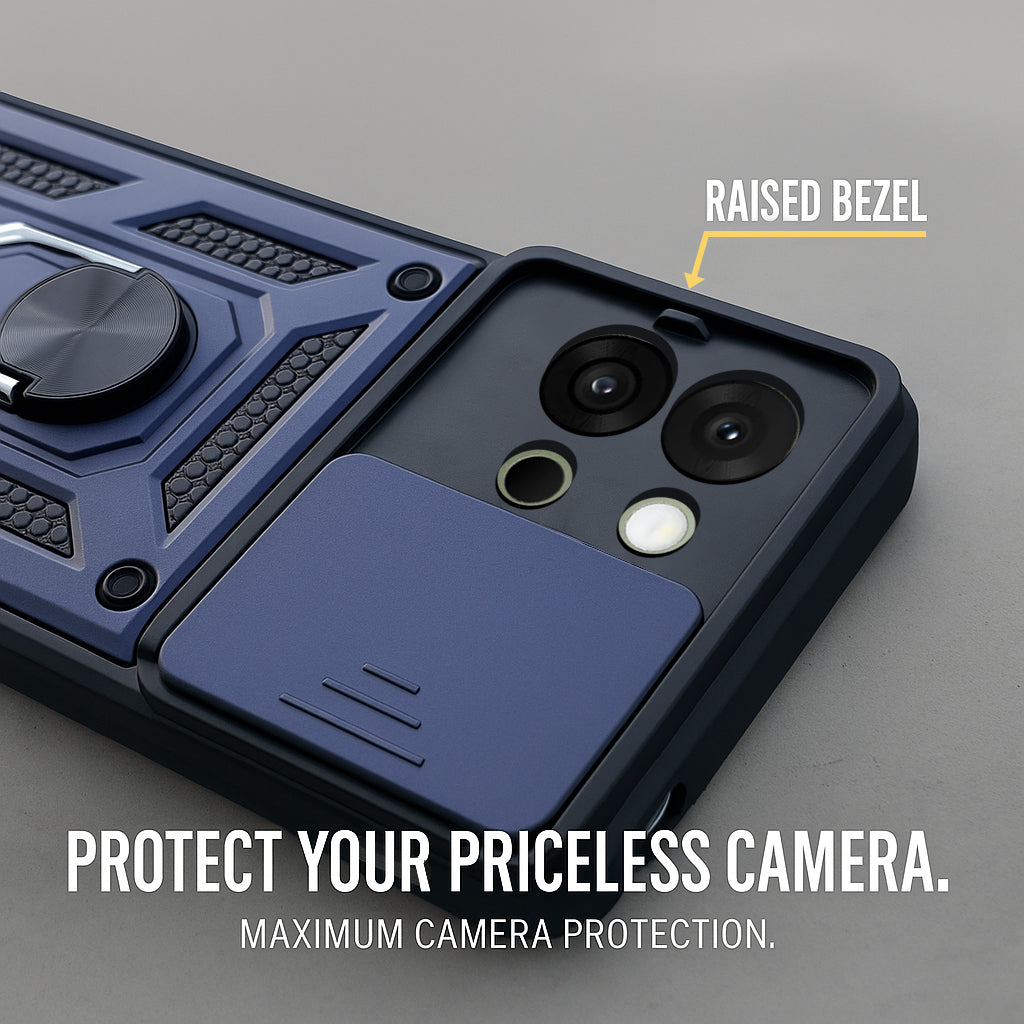 For OnePlus 13S Back Cover Case (Hybrid Dual Armor Polycarbonate)