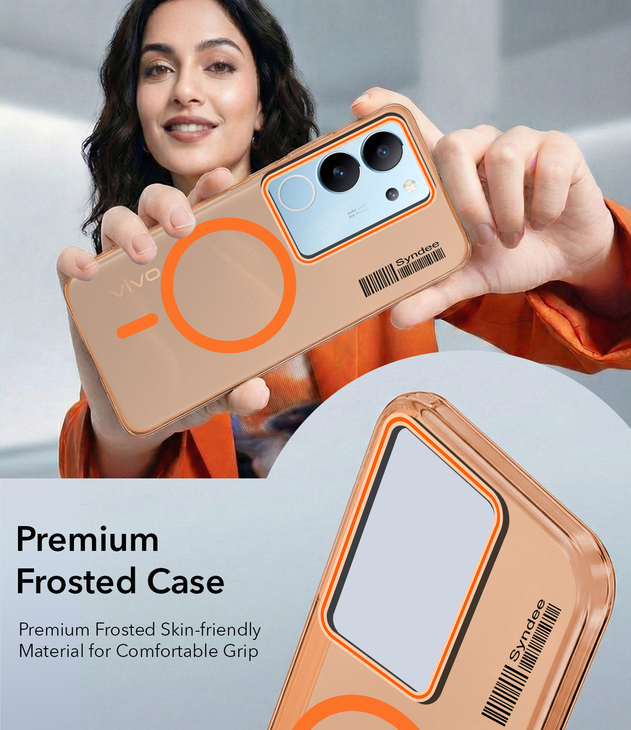 For Vivo V29 | Vivo V29 Pro 5G Back Cover Case (Soft Touch | Camera Bump Protection | MagSafe Compatible | Matte Finish)
